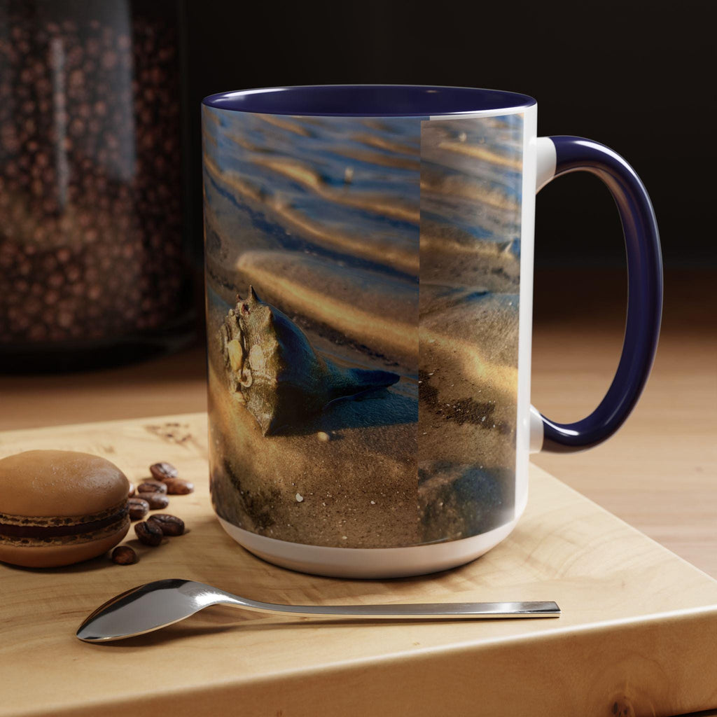 Coffee Mug With Shell On Sandbar (15 oz.)