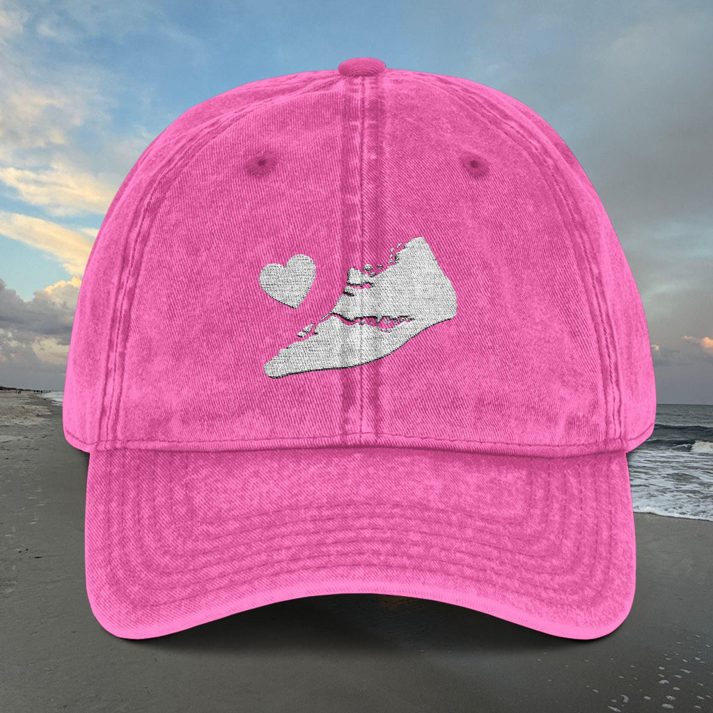 Baseball Cap Embroidered with Hilton Head Island's Unique shape