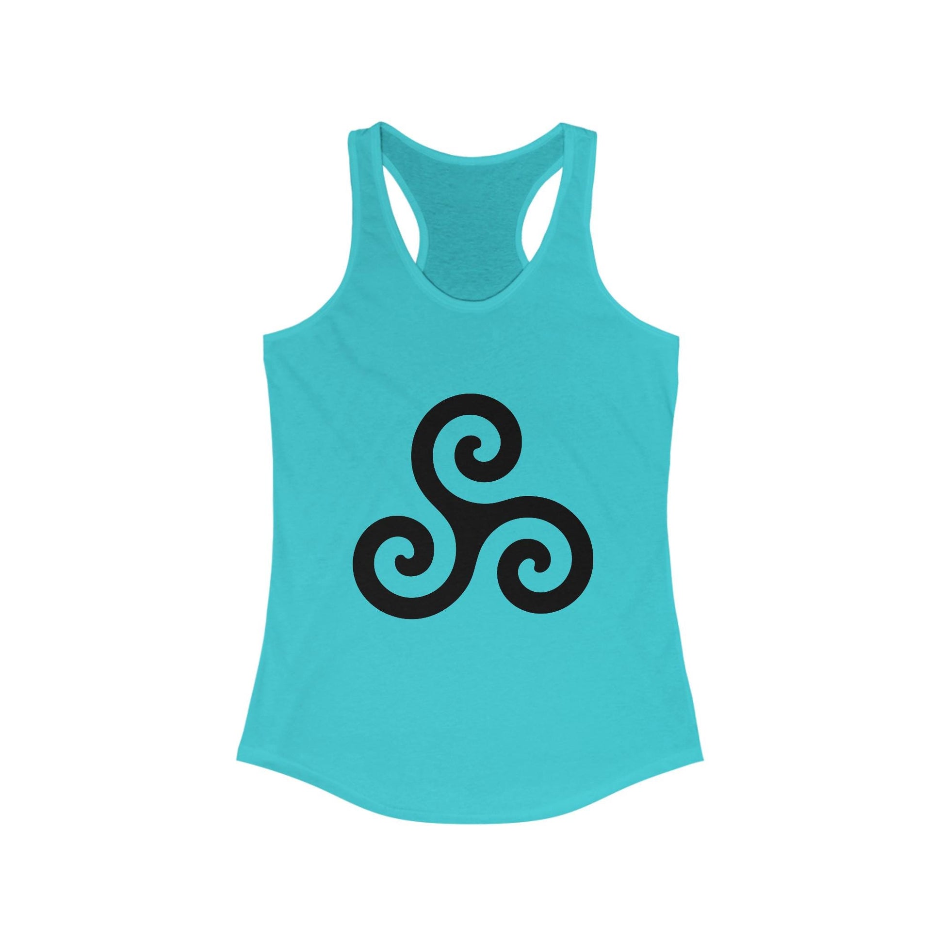 Women's Ideal Racerback Tank with Triskele. Tank top