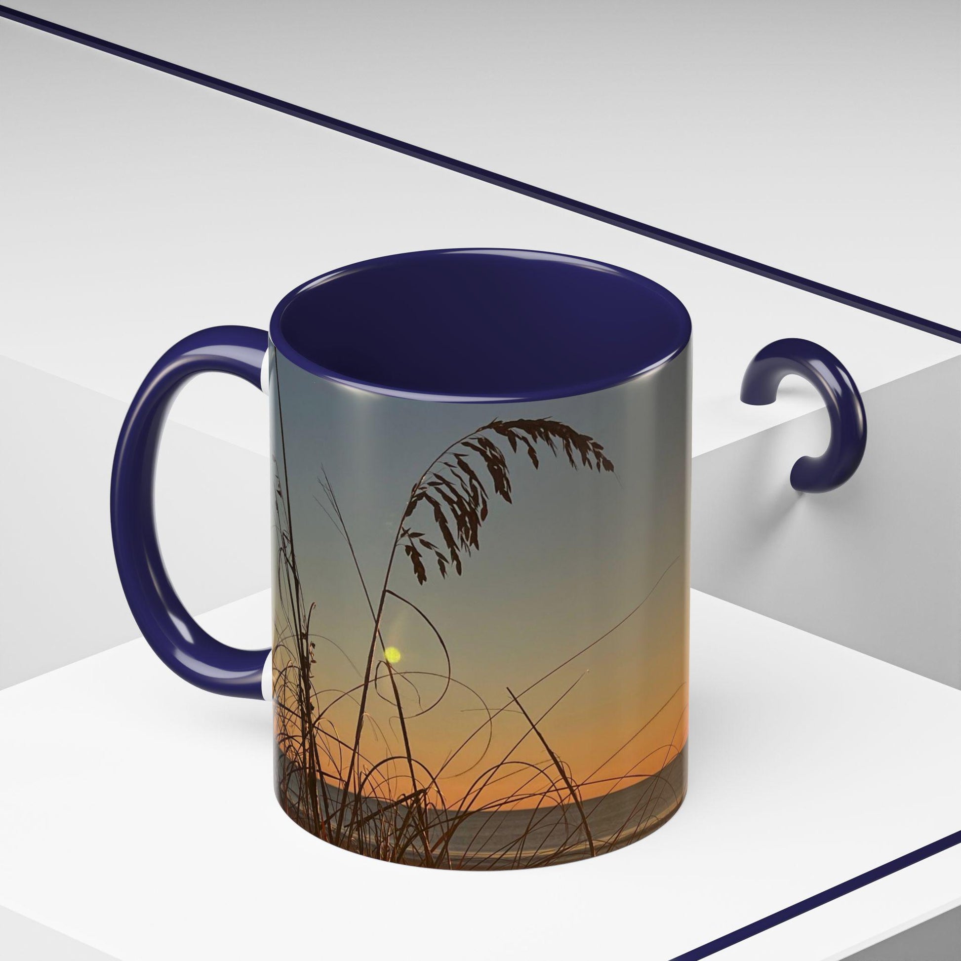 Coffee Mug With Sunrise Over Dunes On HHI (15 oz.)