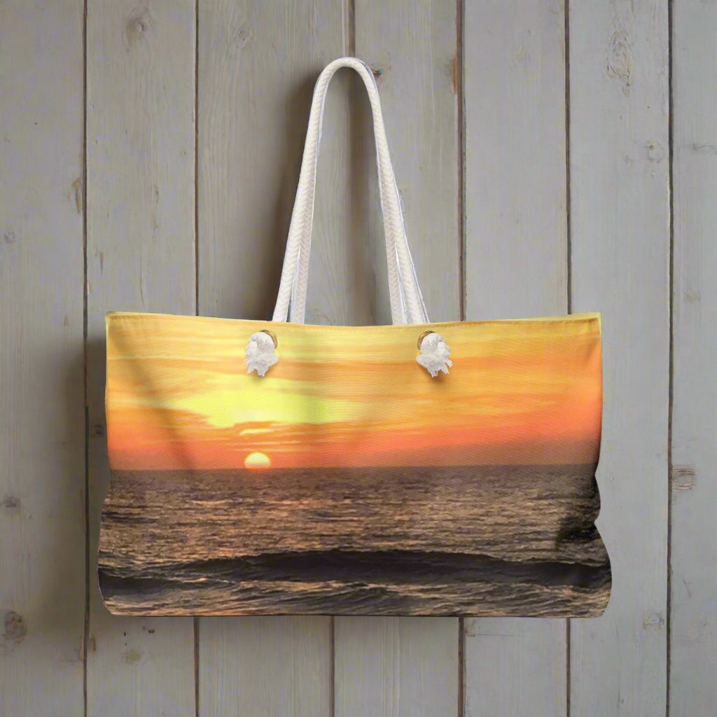 Shoulder Bag With Image of Hilton Head Sunrise Over The Sea