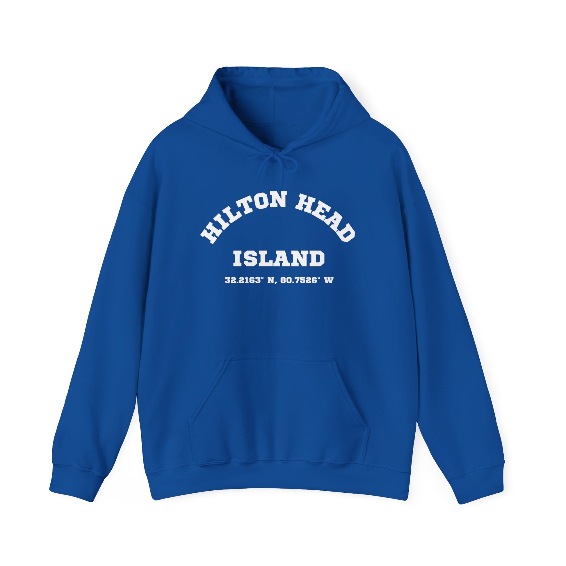 Hilton Head Lat/Long Unisex Heavy Blend™ Hooded Sweatshirt