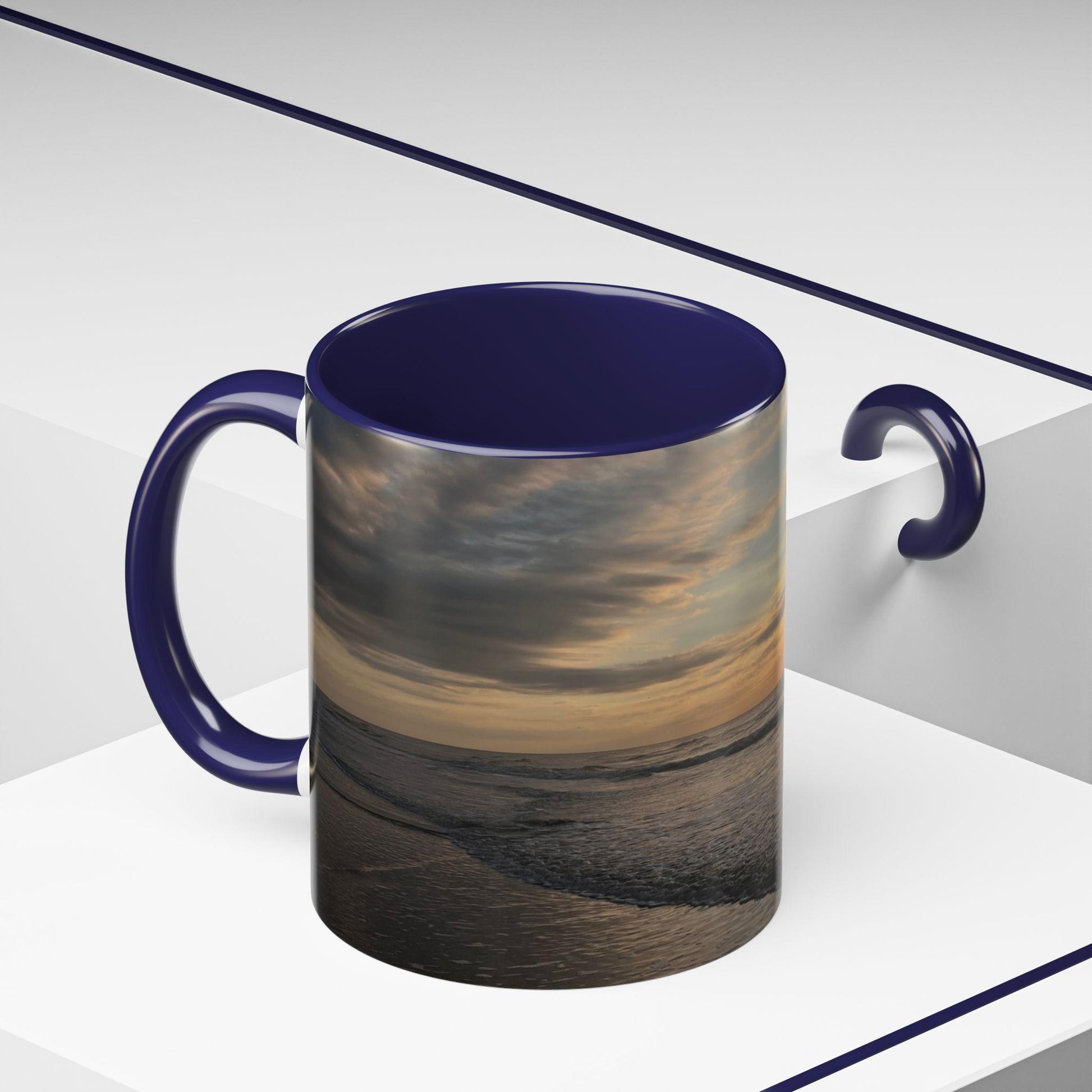 Coffee Mug with Colorful Sunrise on HHI (15 oz.)