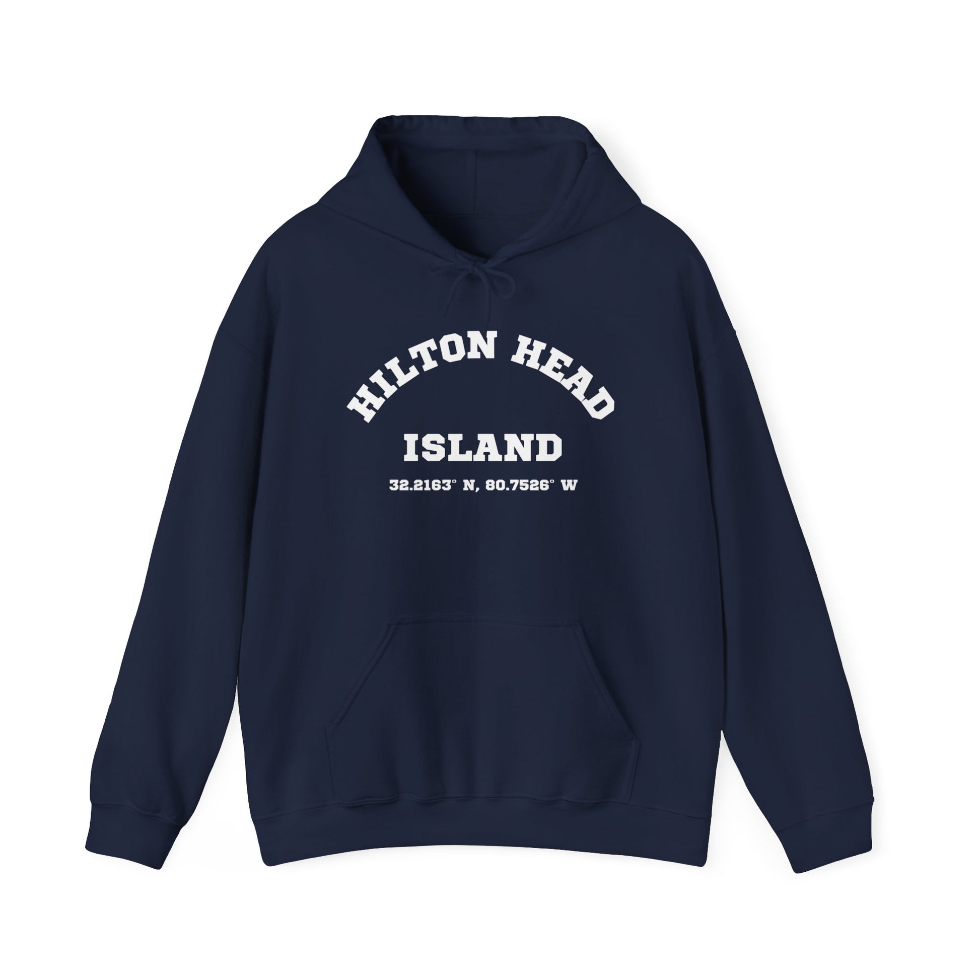 Hilton Head Lat/Long Unisex Heavy Blend™ Hooded Sweatshirt