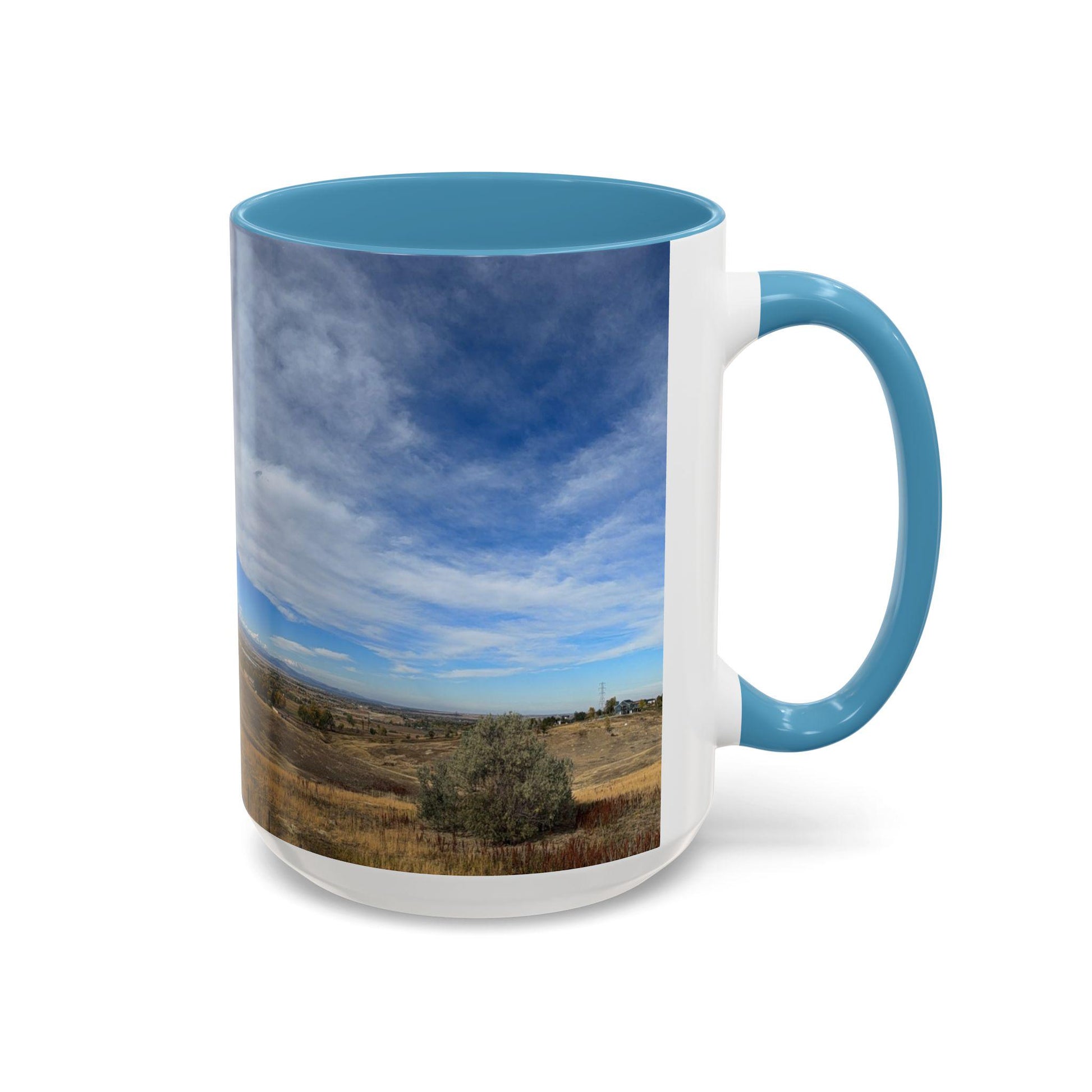 Coffee Mug with wide open Colorado Open Skies (15 oz)