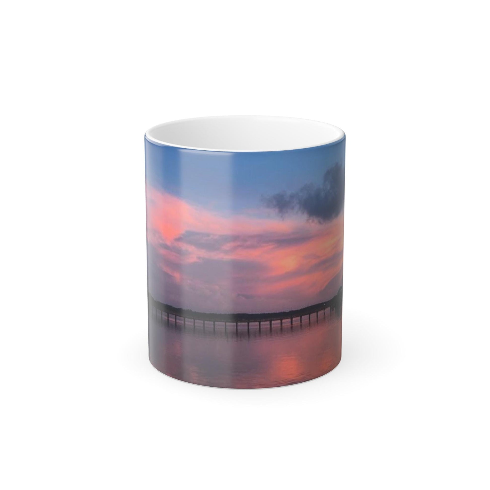 Orange Cloud Heat-Morphing Mug, 11 oz. or 15 oz.