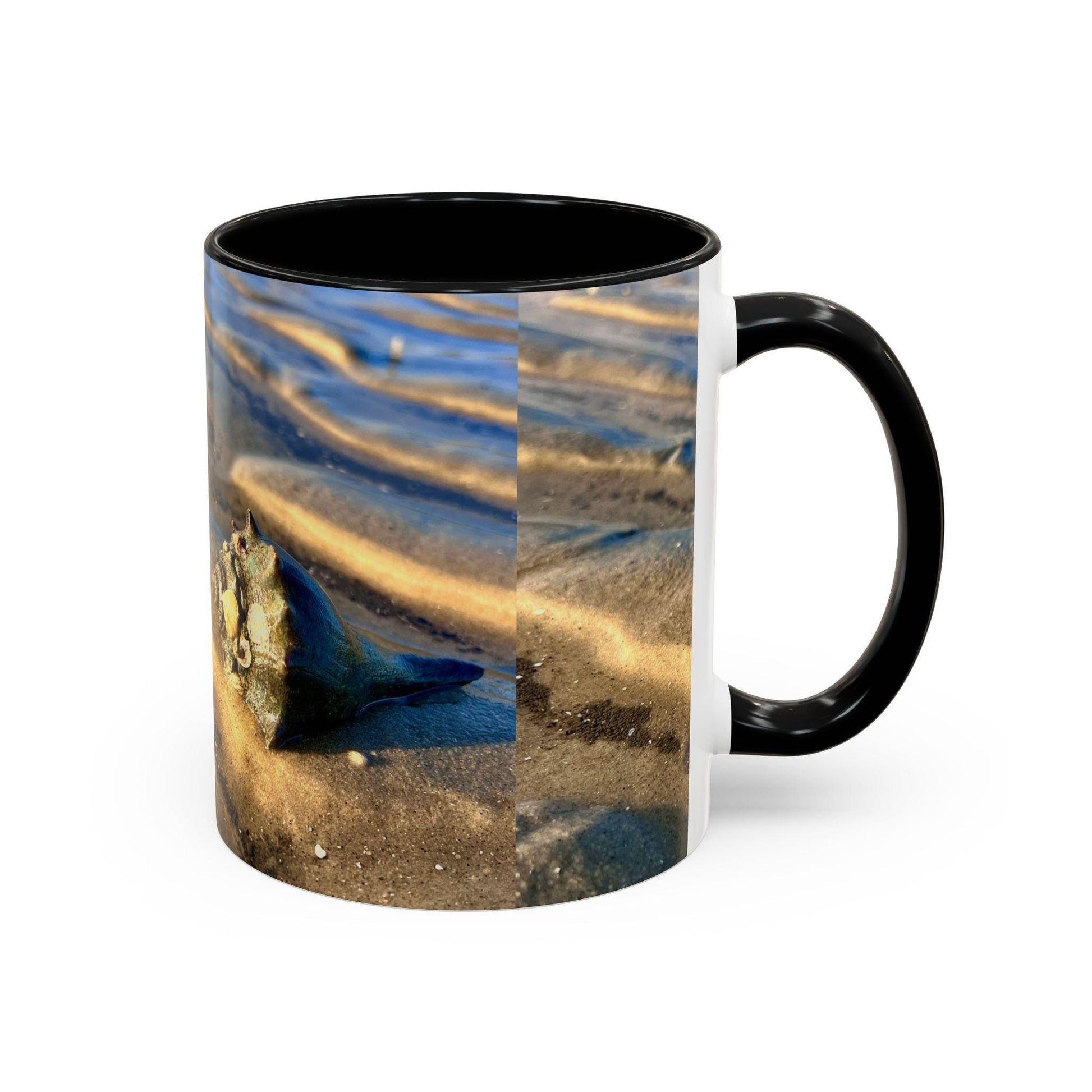 Coffee Mug With Shell On Sandbar (15 oz.)