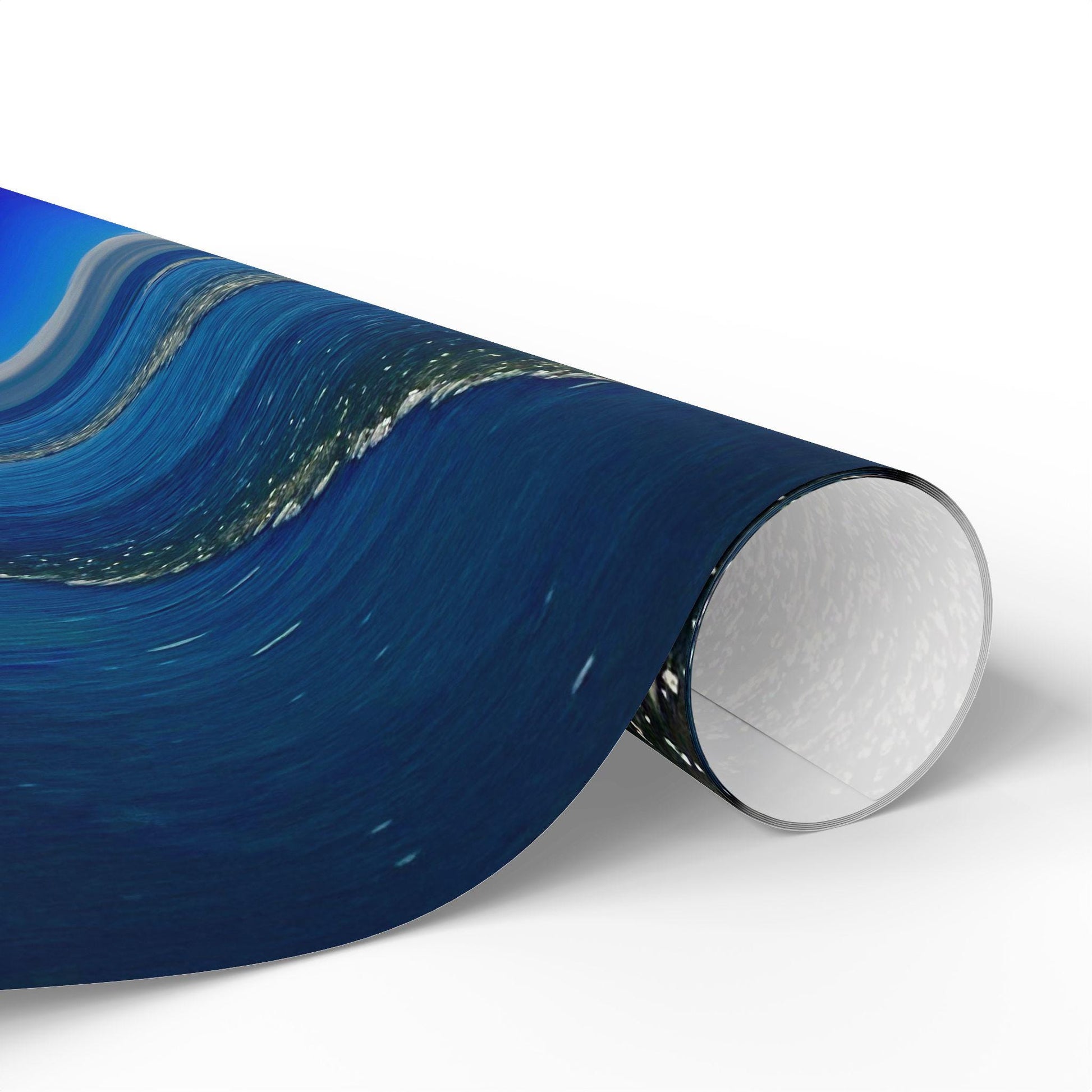 Gift Wrap, Brilliant Blue Water and Sky