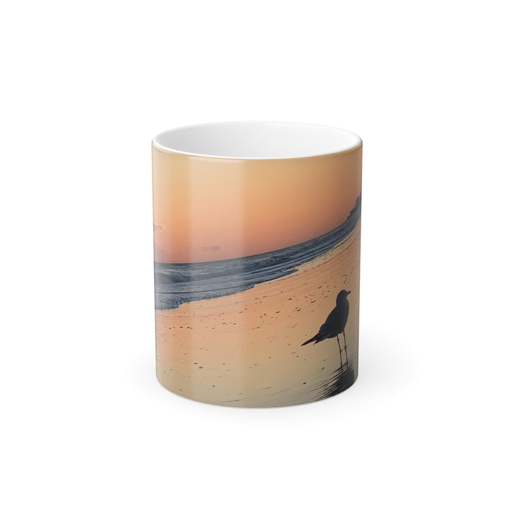 Sunrise w/ Gull Heat-Morphing Mug 11 oz. or 15 oz.