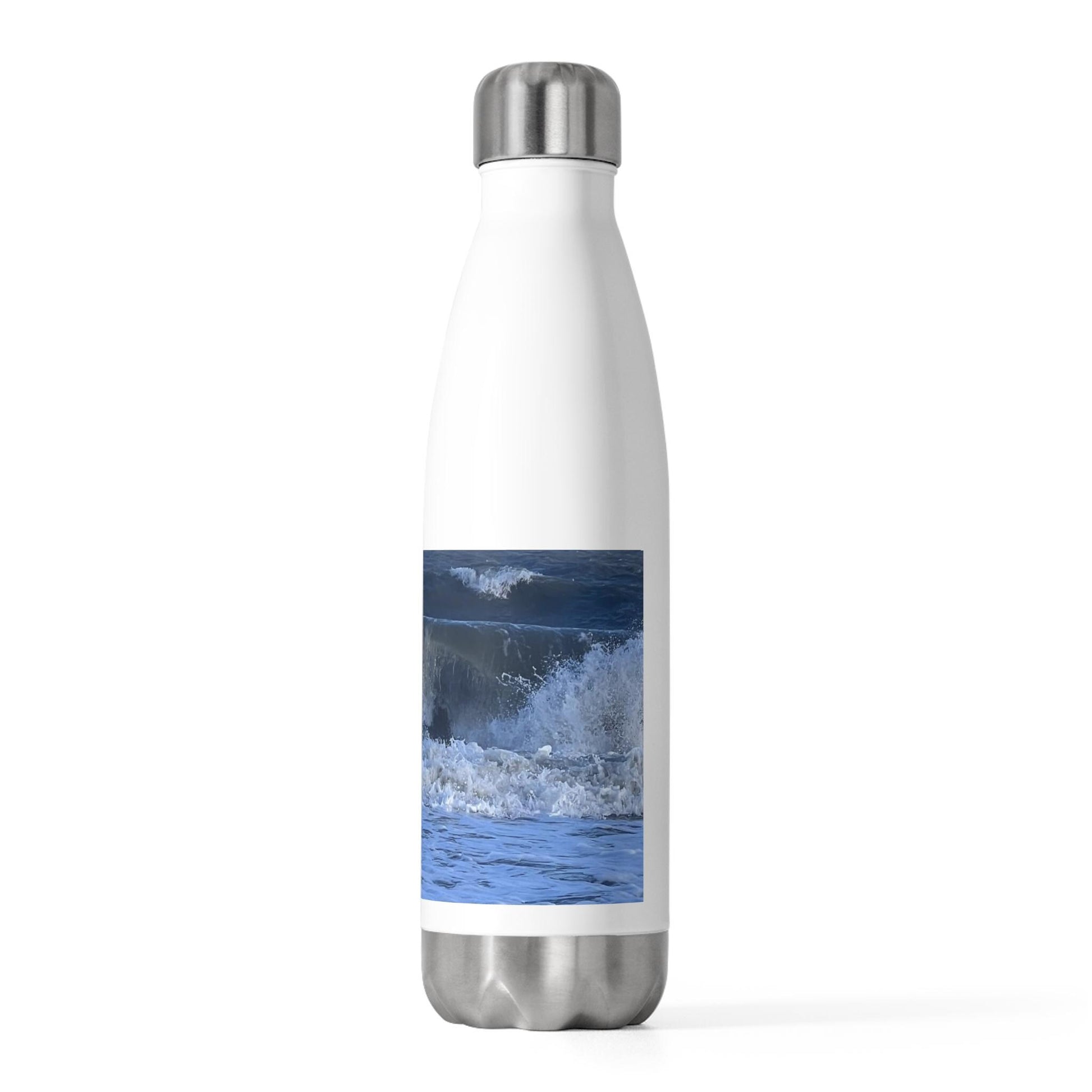 Insulated Water Bottle Breaking Waves on HHI Beach (20 oz.)