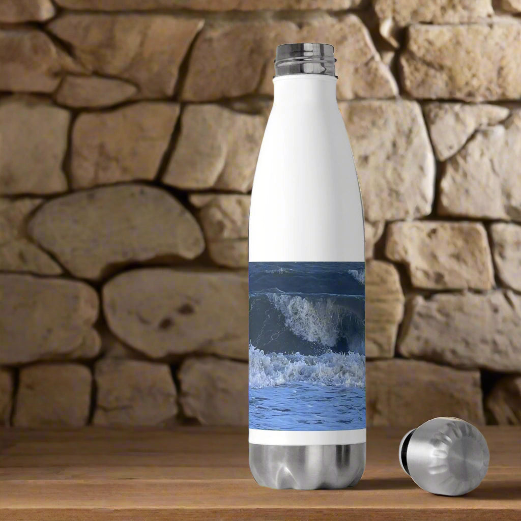 Insulated Water Bottle Breaking Waves on HHI Beach (20 oz.)
