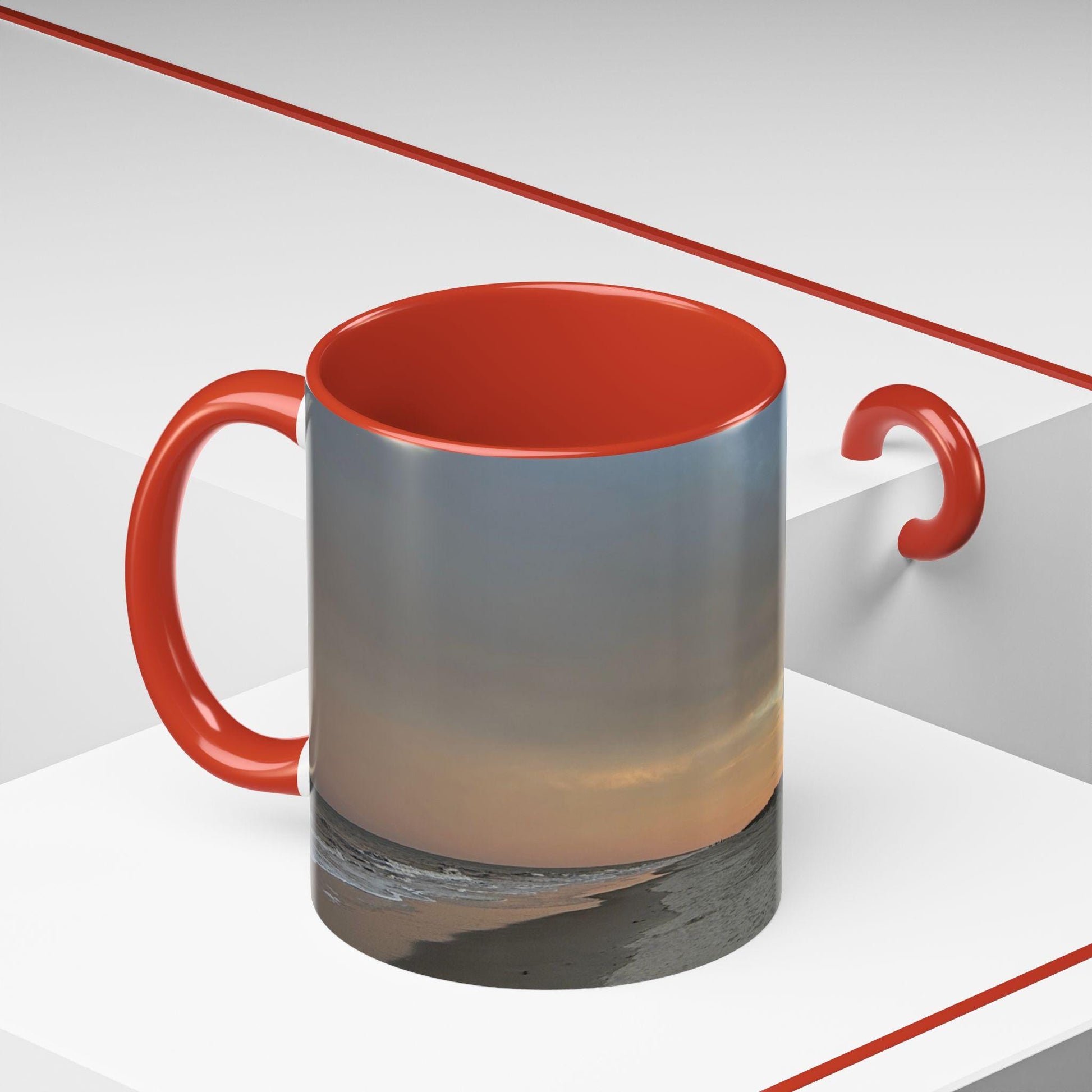 Coffee Mug -Palmetto Dunes Beach on HHI At Sunset, 15 oz. or 11 oz.