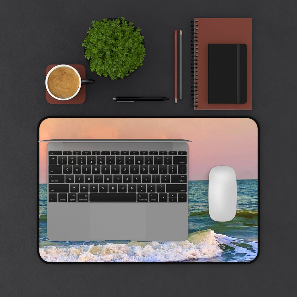 Mousepad with Surf And Orange Sunset on HHI