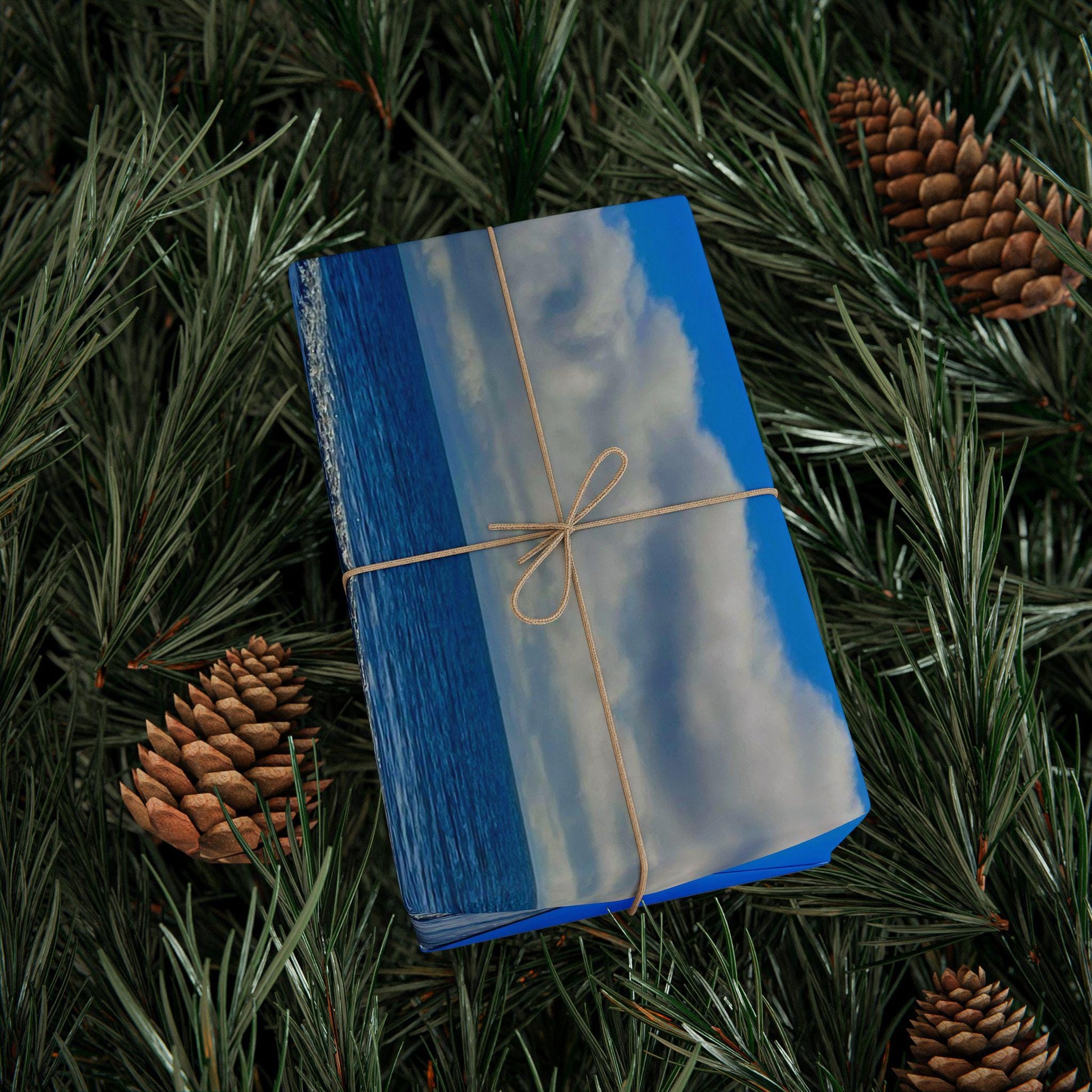 Gift Wrap, Brilliant Blue Water and Sky