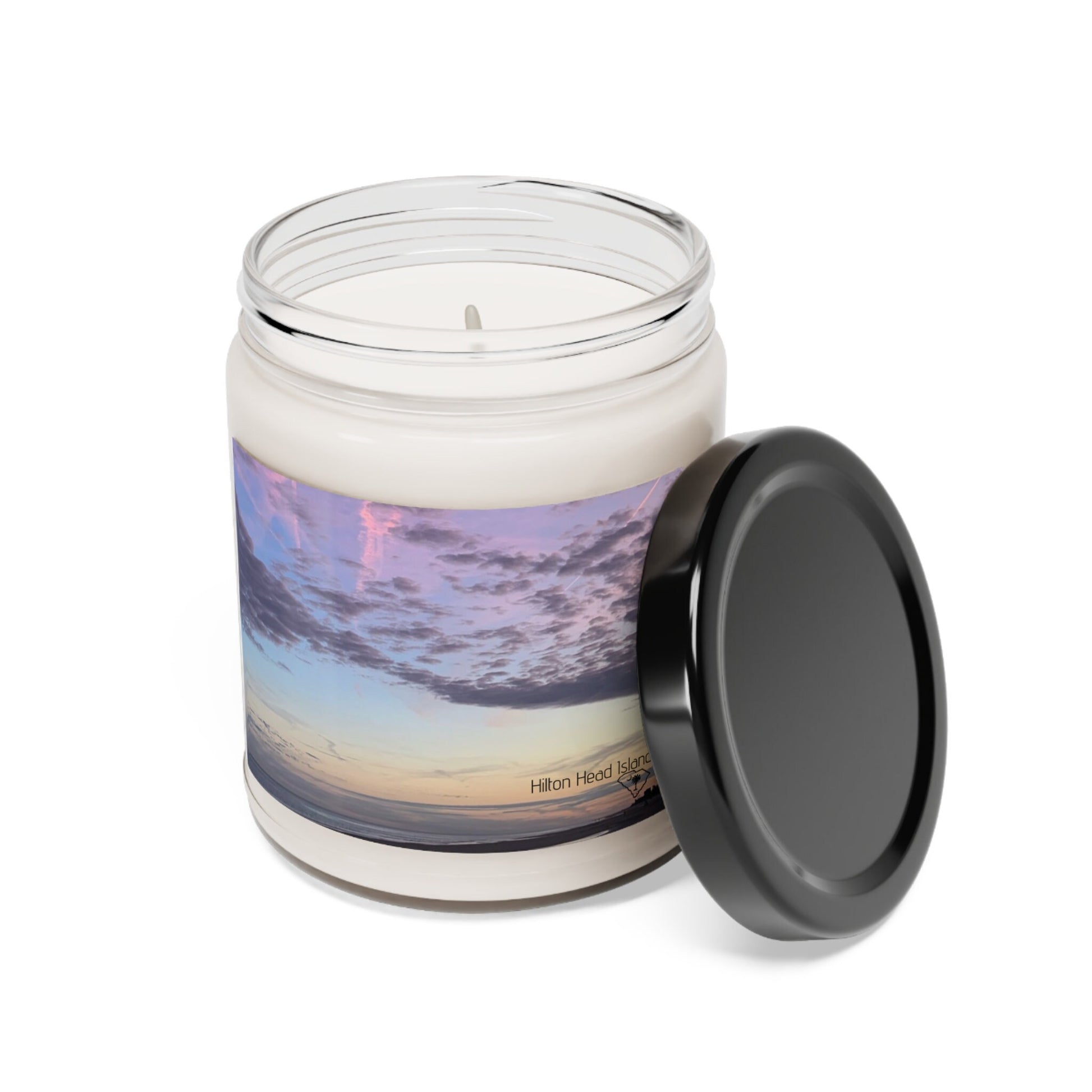 Jar Candle With Purple Sunset (9oz), Hilton Head Island