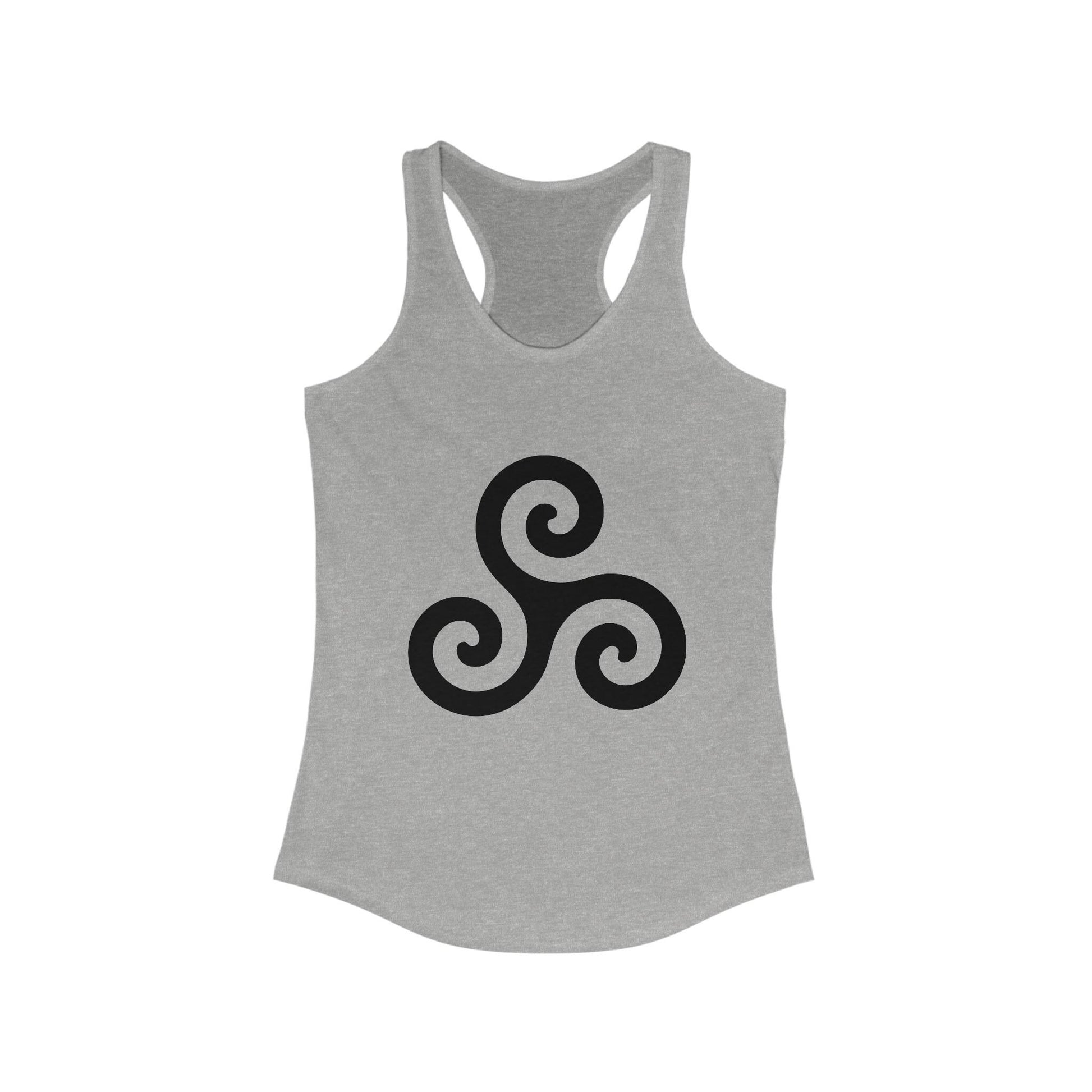 Women's Ideal Racerback Tank with Triskele. Tank top