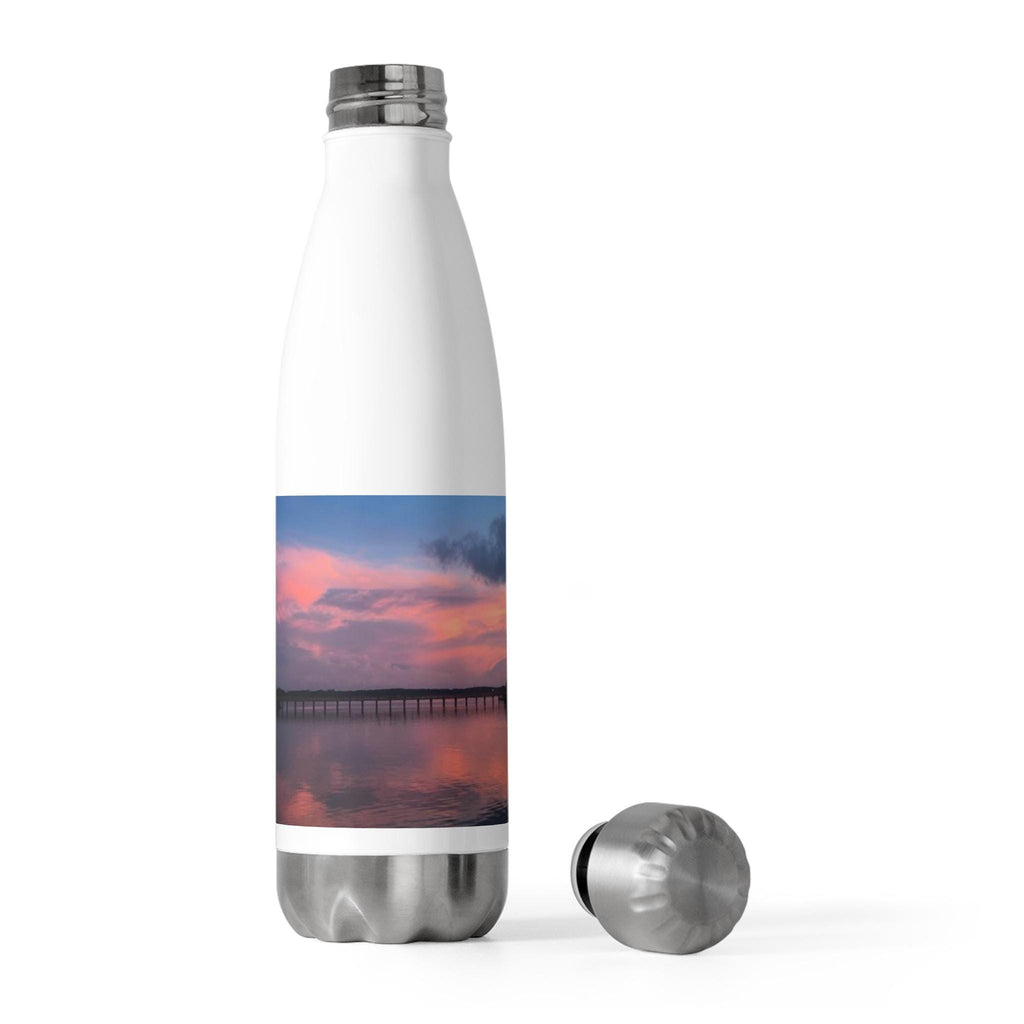 Water bottle with vibrant sunset on Hilton Head Island, - 20oz Insulated Bottle