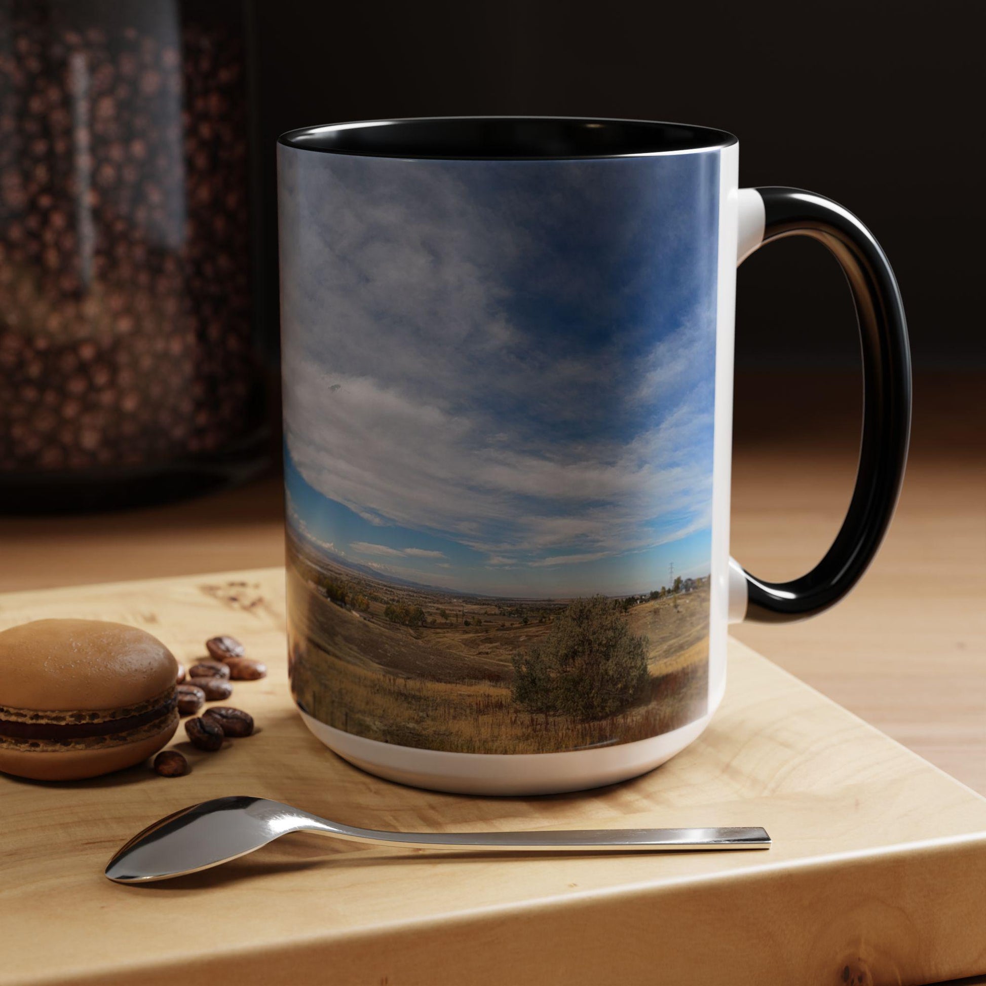 Coffee Mug with wide open Colorado Open Skies (15 oz)