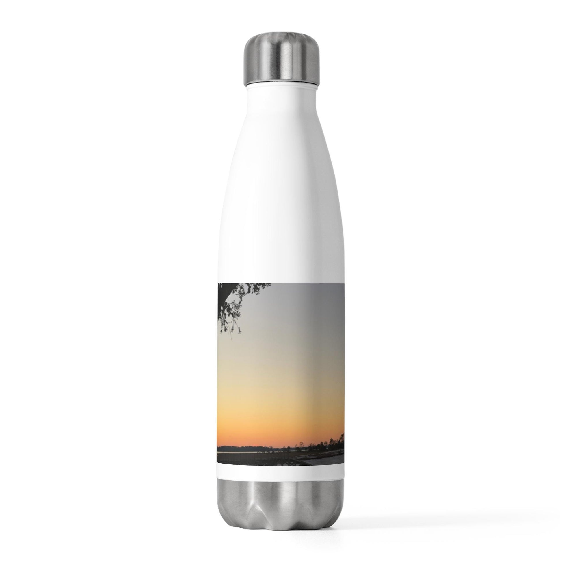 Insulated Water Bottle, Beach at Sunset on HHI (20 oz.)