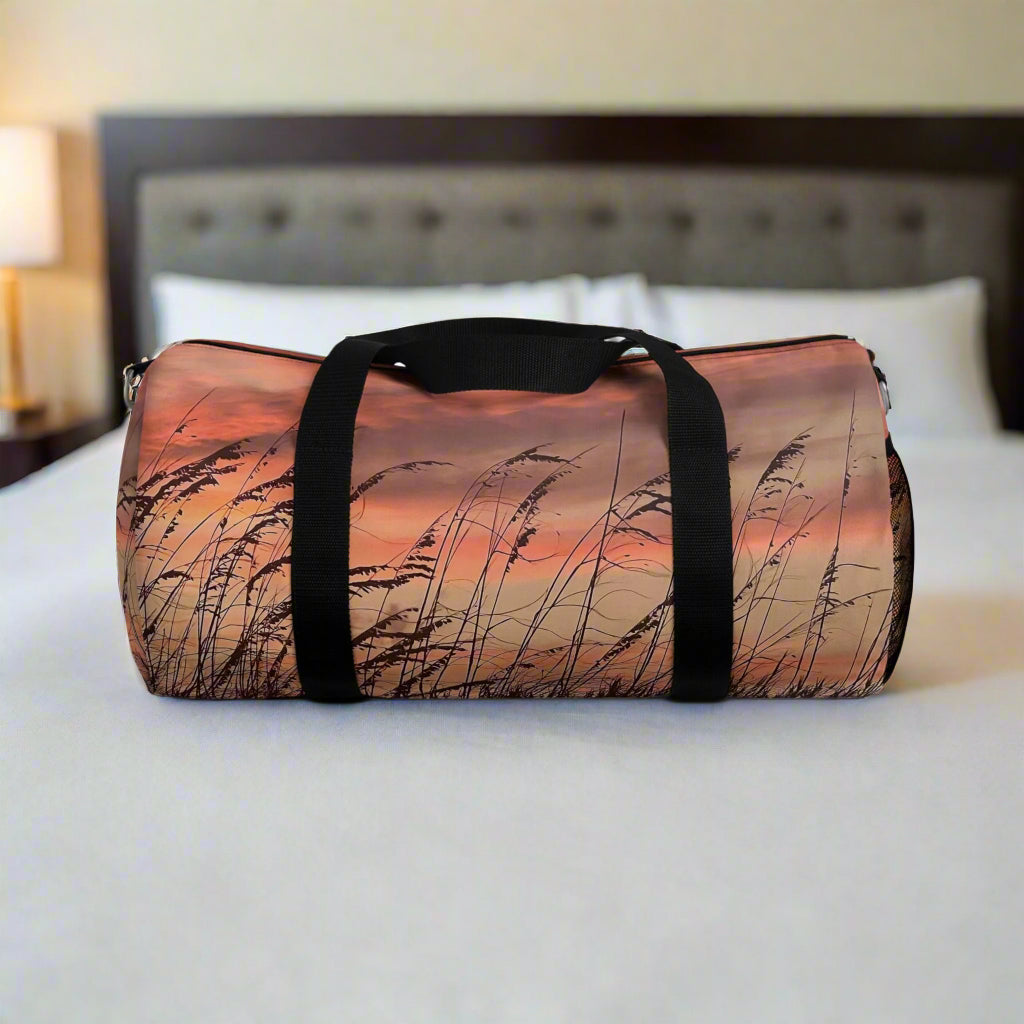Duffel With Orange Sunset On HHI, Personalizable
