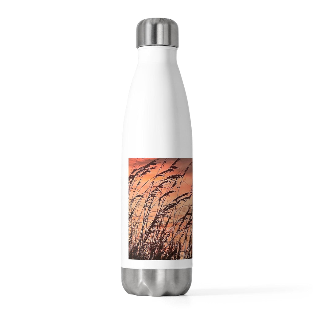 Insulated Water Bottle With Sand Dunes and Orange Sunset On Hilton Head Island (20 oz.)