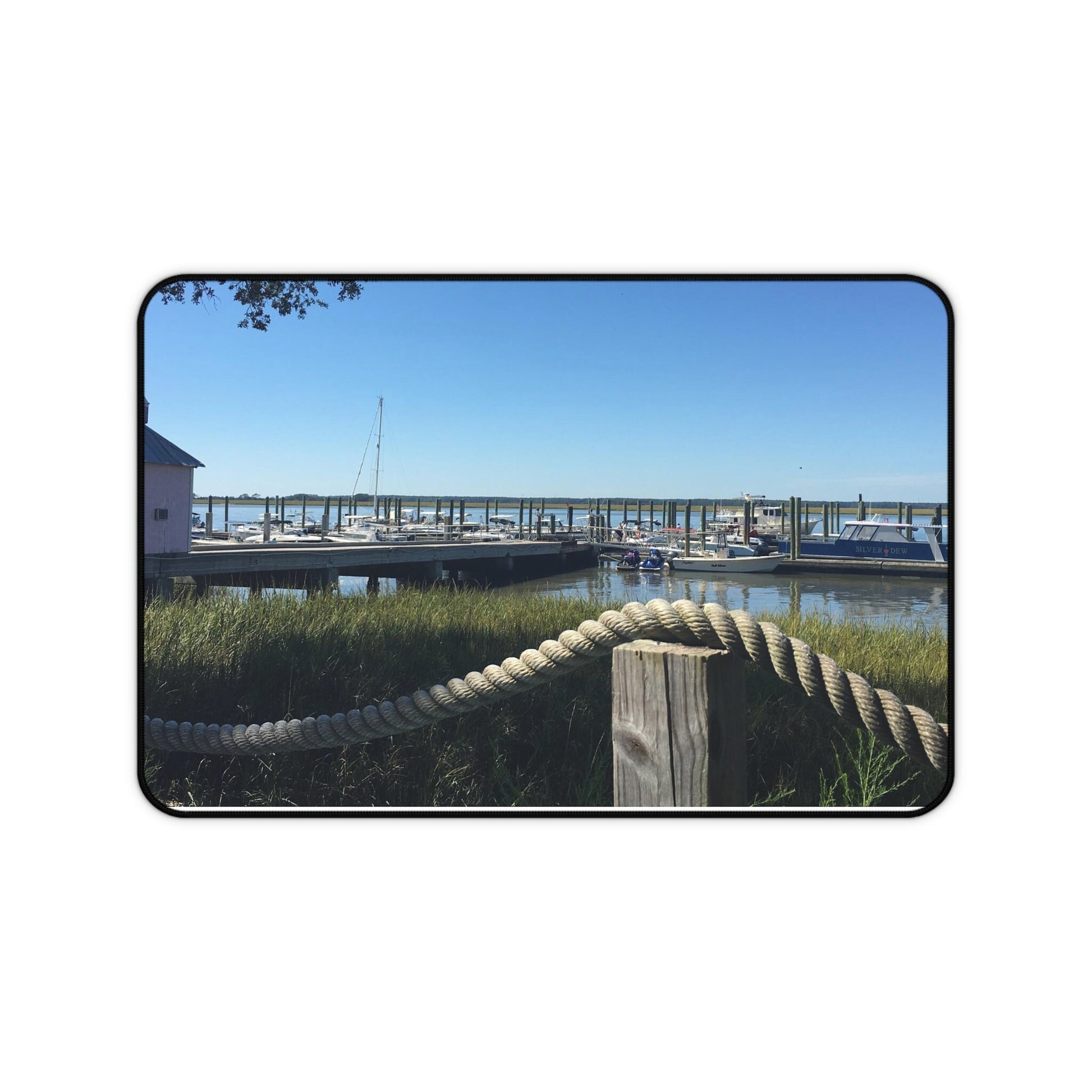 Mousepad With Image Of Daufuskie Island dock