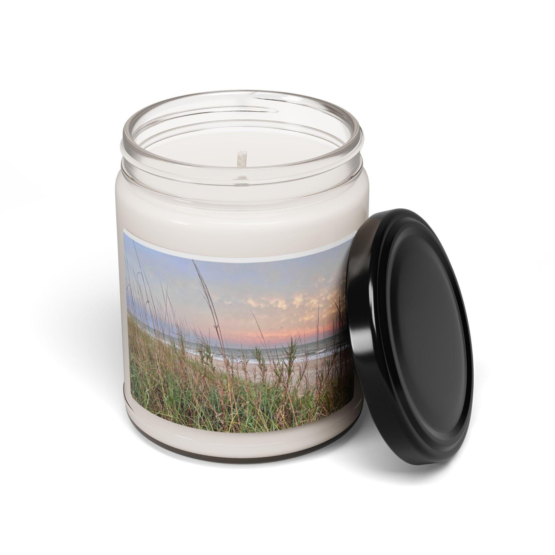 Jar Candle With Folly Field Beach At Sunset, HHI (9 oz.)