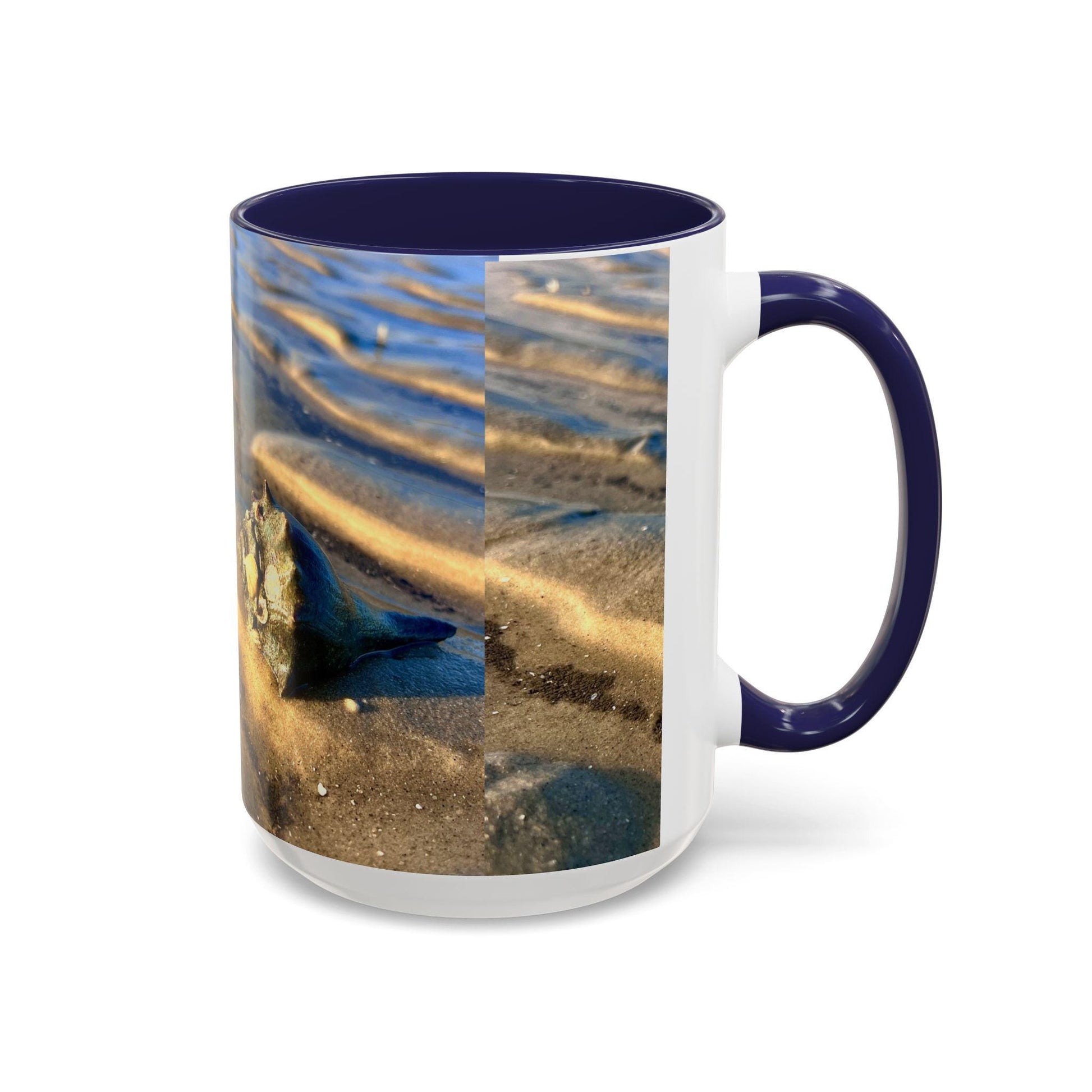 Coffee Mug With Shell On Sandbar (15 oz.)