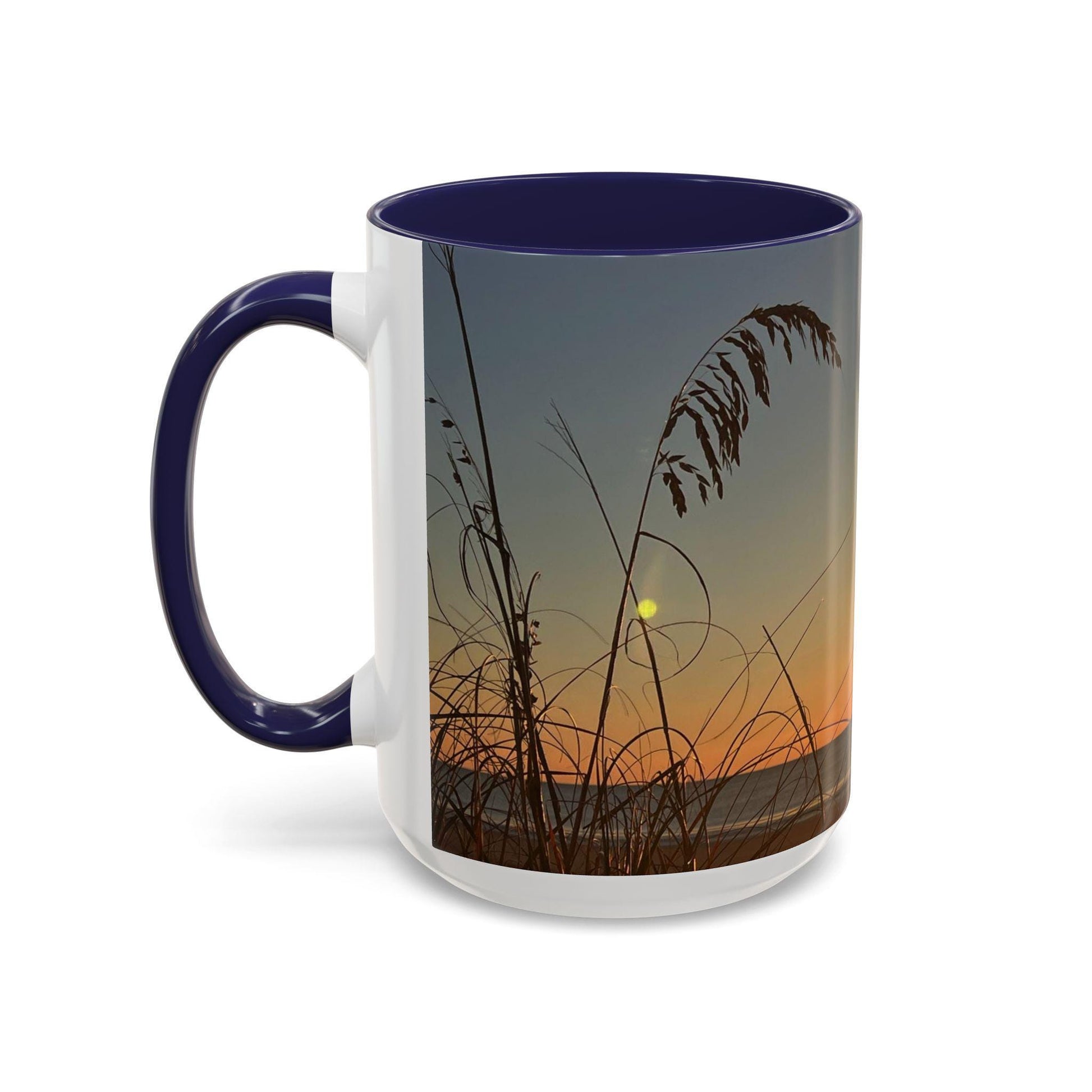 Coffee Mug With Sunrise Over Dunes On HHI (15 oz.)