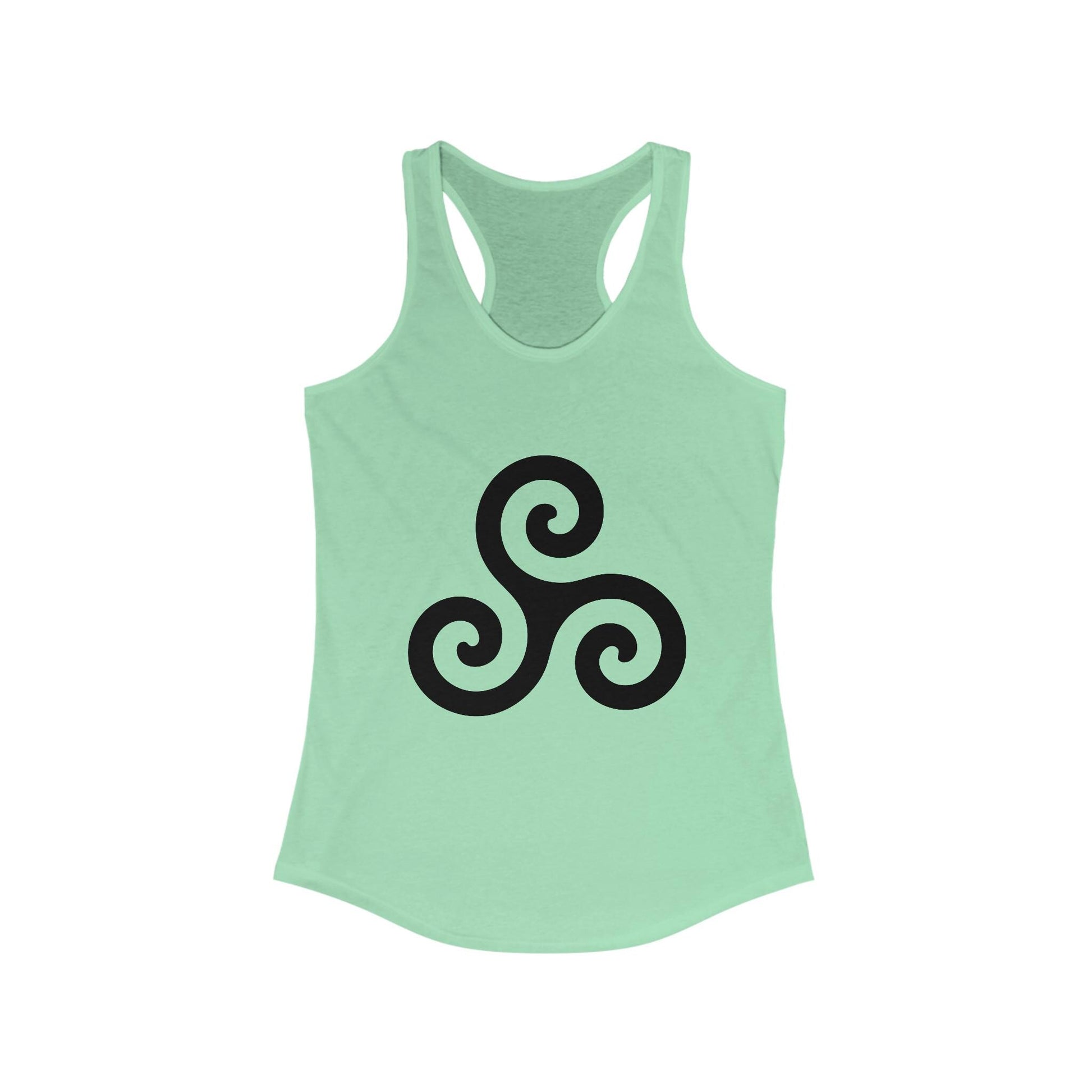 Women's Ideal Racerback Tank with Triskele. Tank top