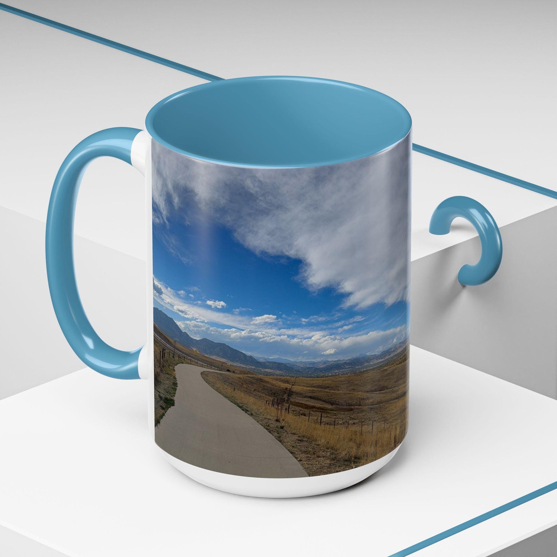 Coffee Mug with wide open Colorado Open Skies (15 oz)
