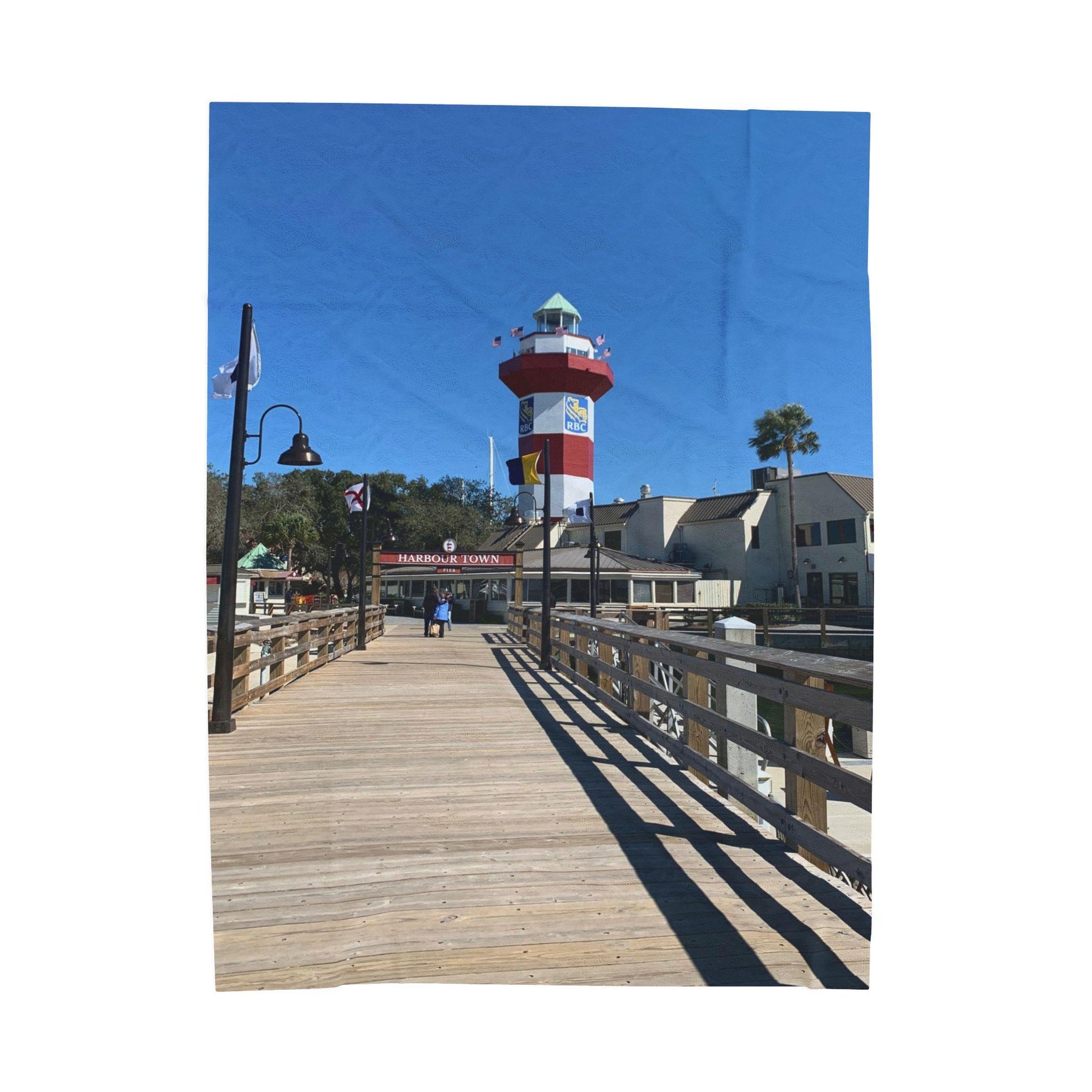Velveteen Blanket: Lighthouse at Sea Pines on Hilton Head Island