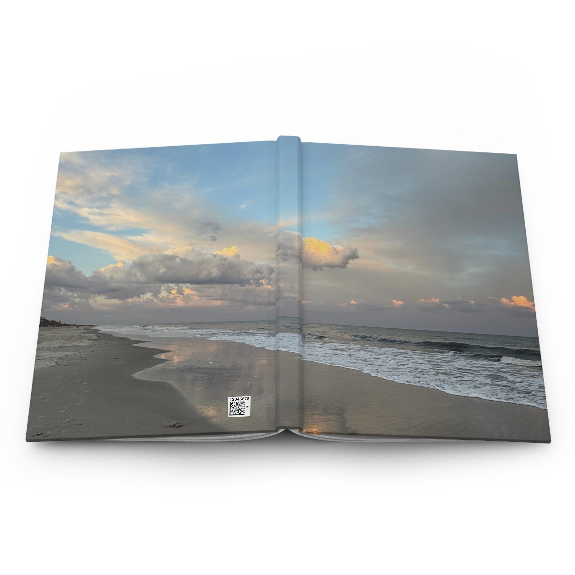 Hardcover Journal: Palmetto Dunes Beach At Sunset