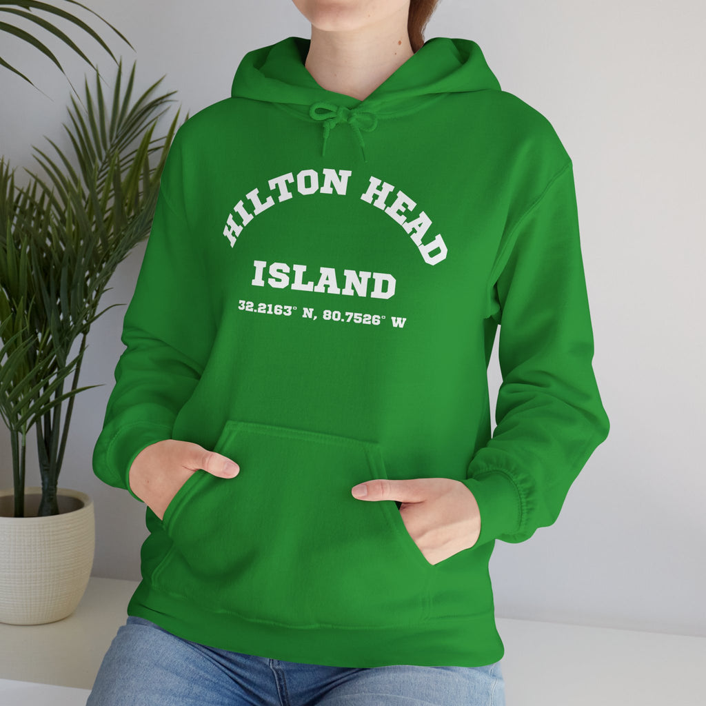Hilton Head Lat/Long Unisex Heavy Blend™ Hooded Sweatshirt