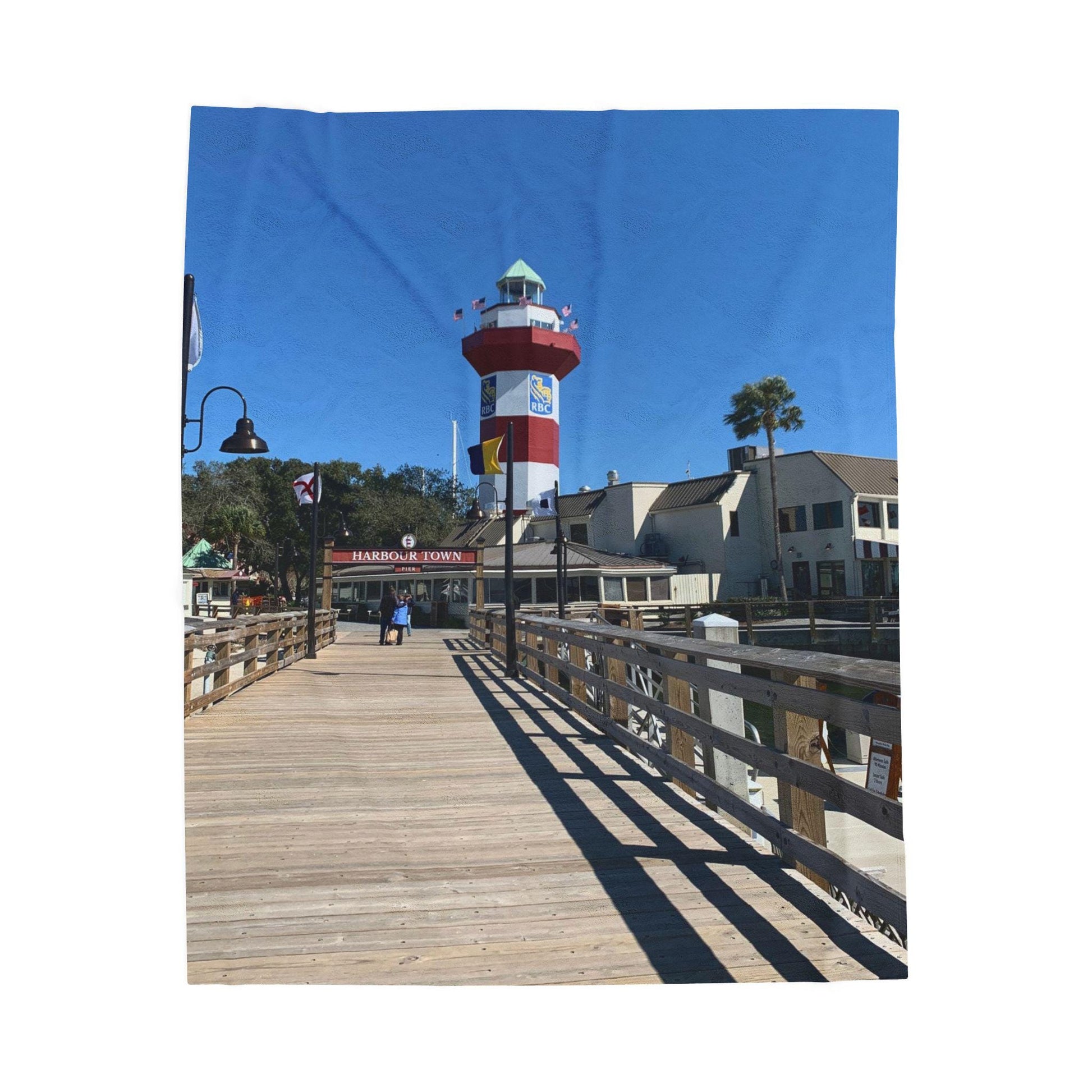 Velveteen Blanket: Lighthouse at Sea Pines on Hilton Head Island