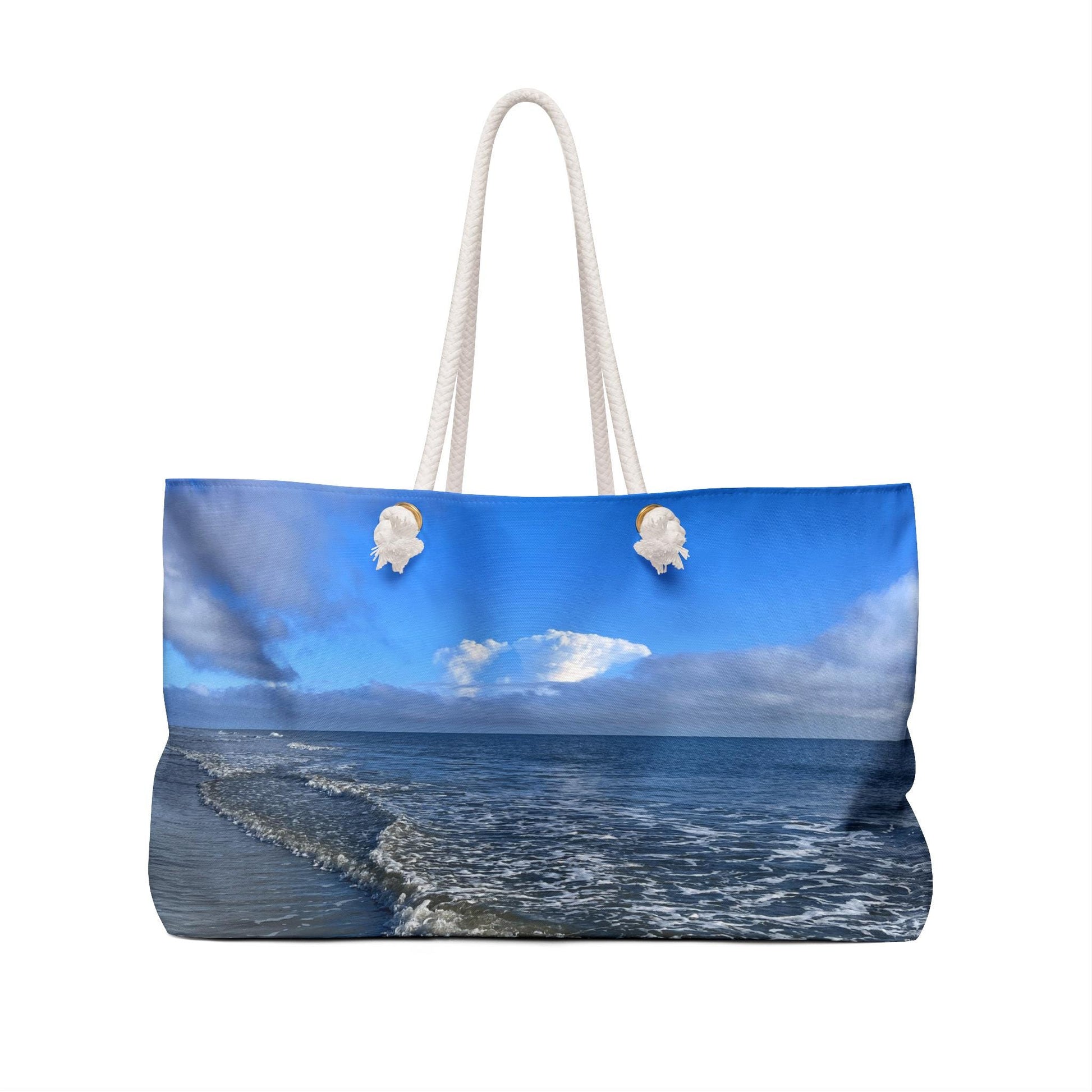 Shoulder Bag, Blue Ocean and Sky On HHI Beach