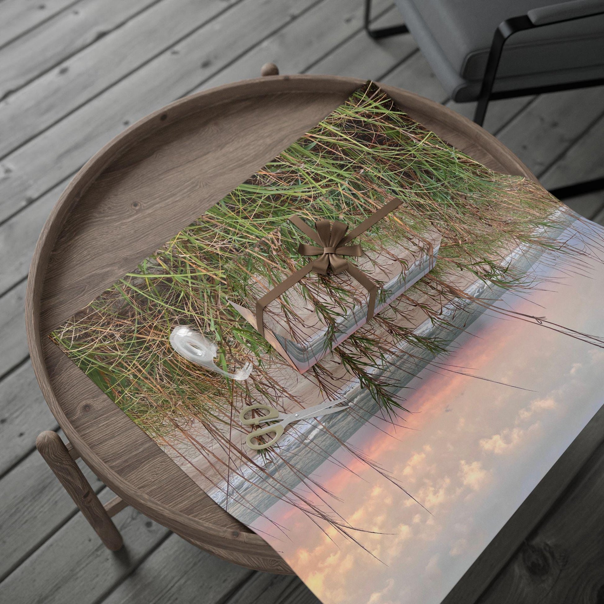 Gift Wrap, Sunset and Dunes