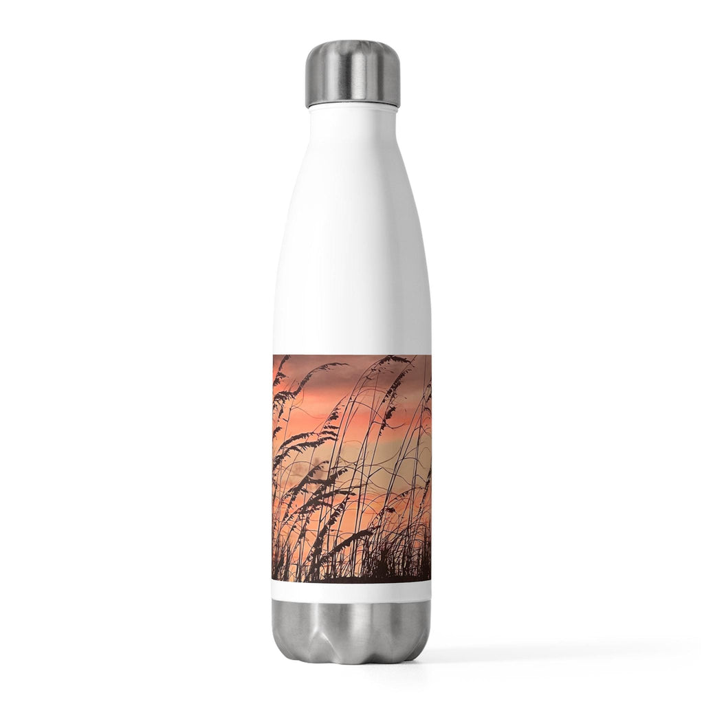 Insulated Water Bottle With Sand Dunes and Orange Sunset On Hilton Head Island (20 oz.)