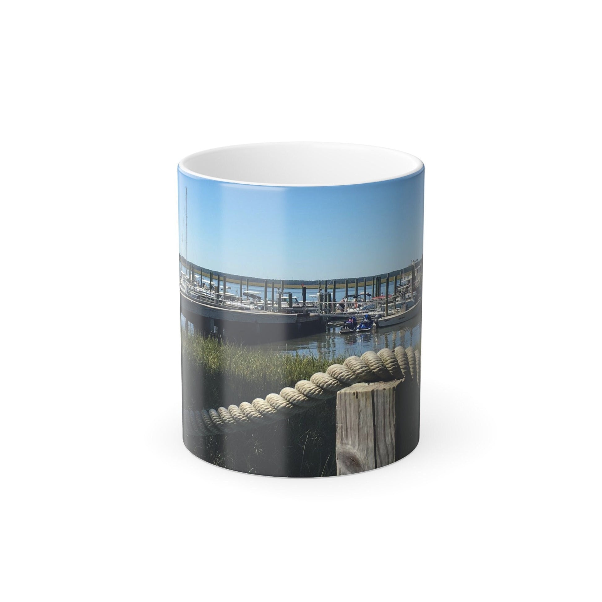 Daufuskie Seaside, Heat-Morphing Mug, 11 oz. or 15 oz.