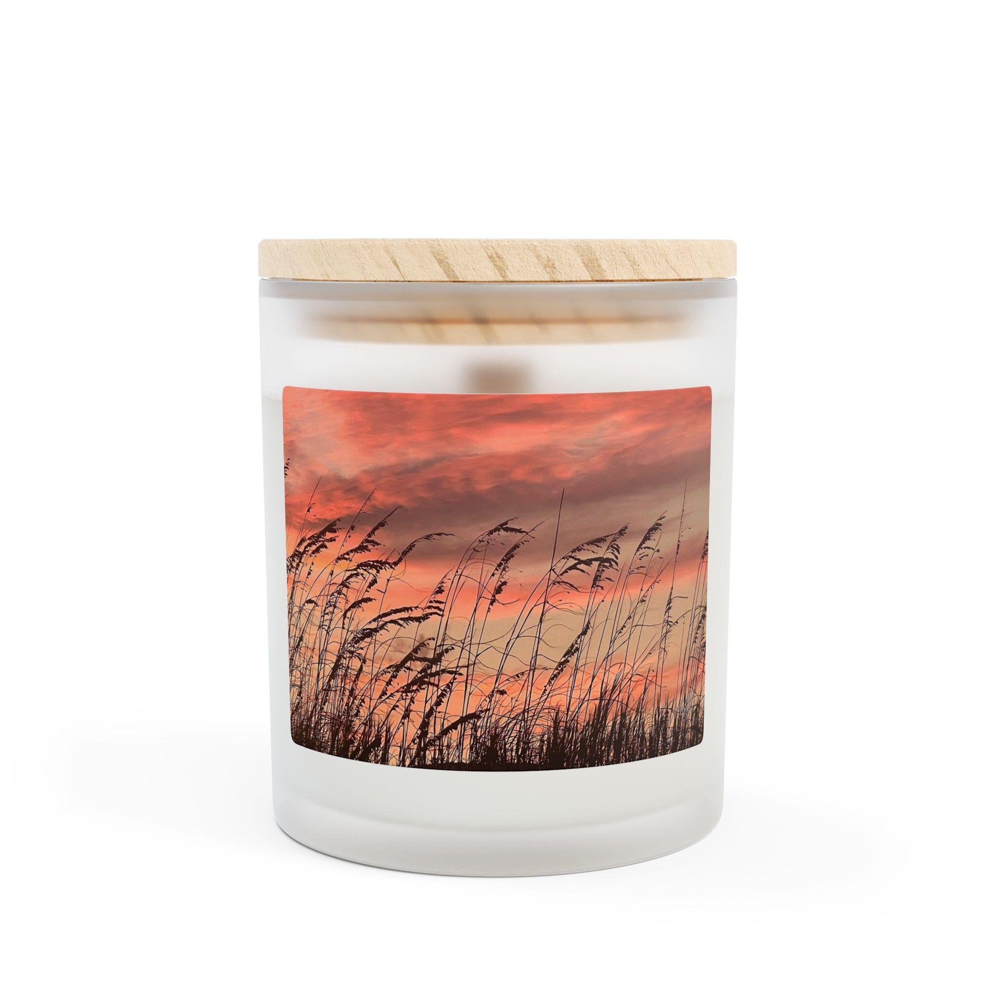 Wood Wick Container Candle With Sunset With Dunes On Hilton Head Island (11 oz.)