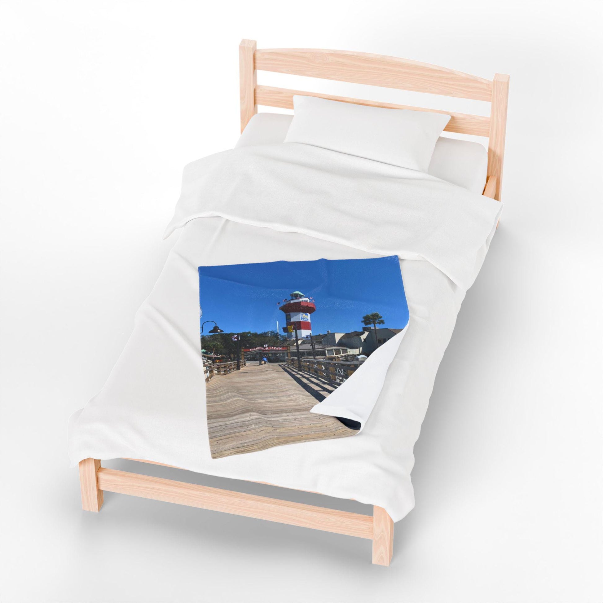 Velveteen Blanket: Lighthouse at Sea Pines on Hilton Head Island