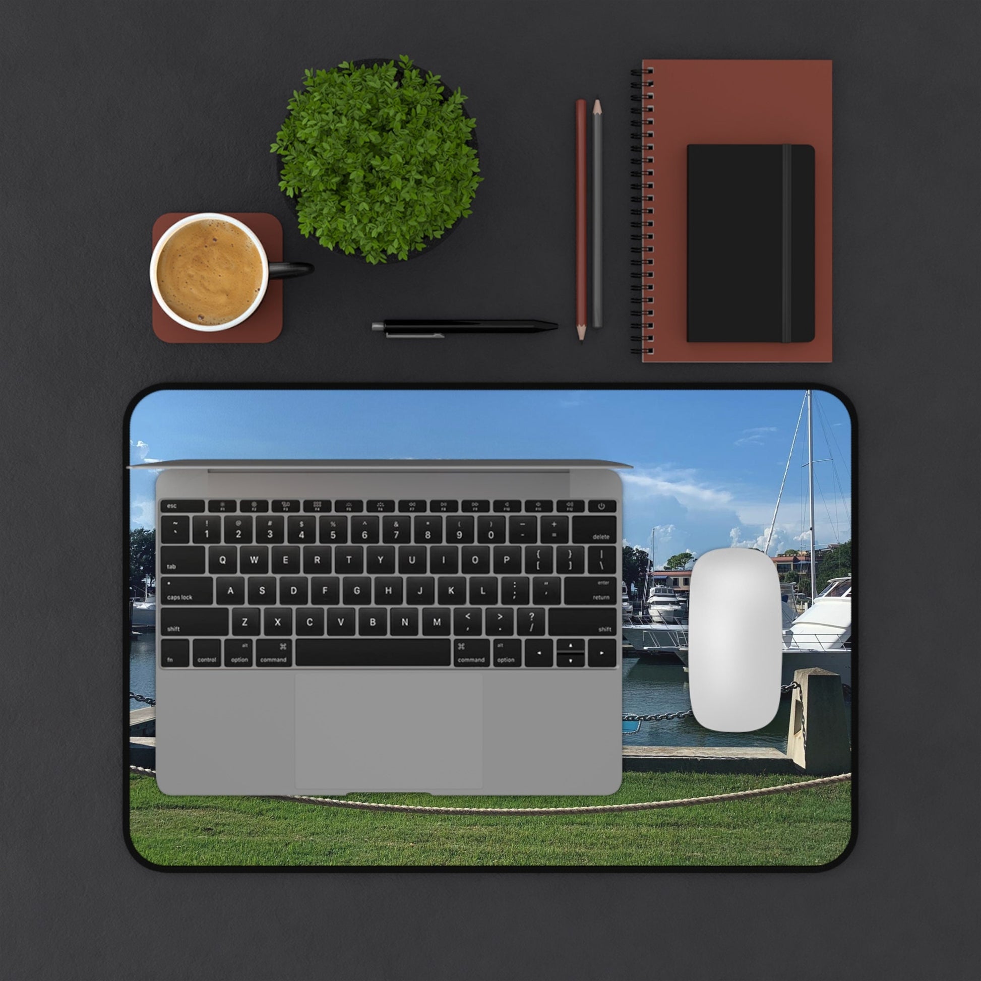 Mousepad With Sea Pines Light House On Hilton Head Island