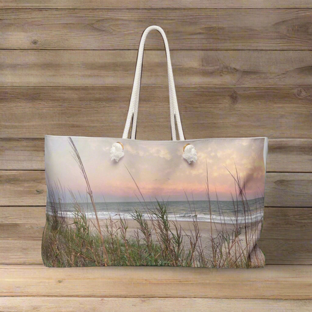 Shoulder Bag Dunes And Pastel Sunset on Hilton Head