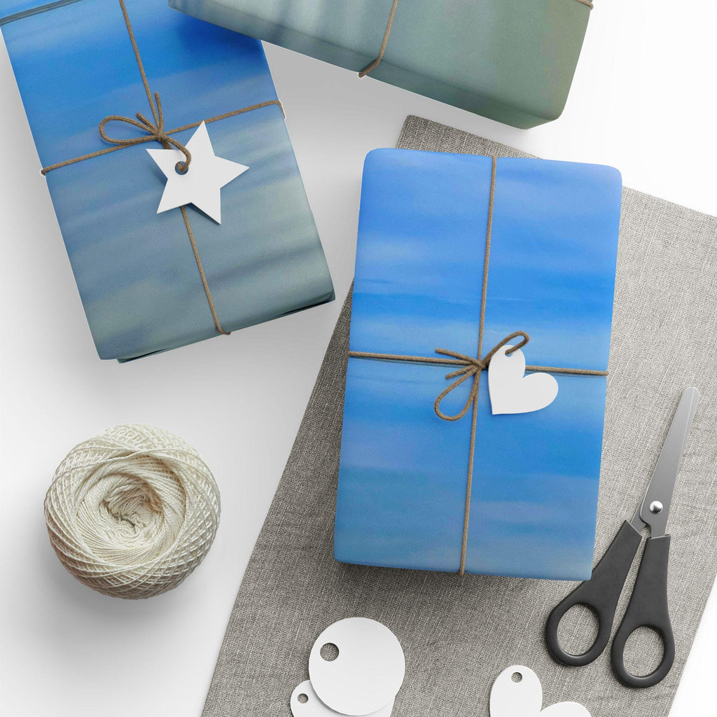 Gift Wrap Blue Ocean And Sky, HHI