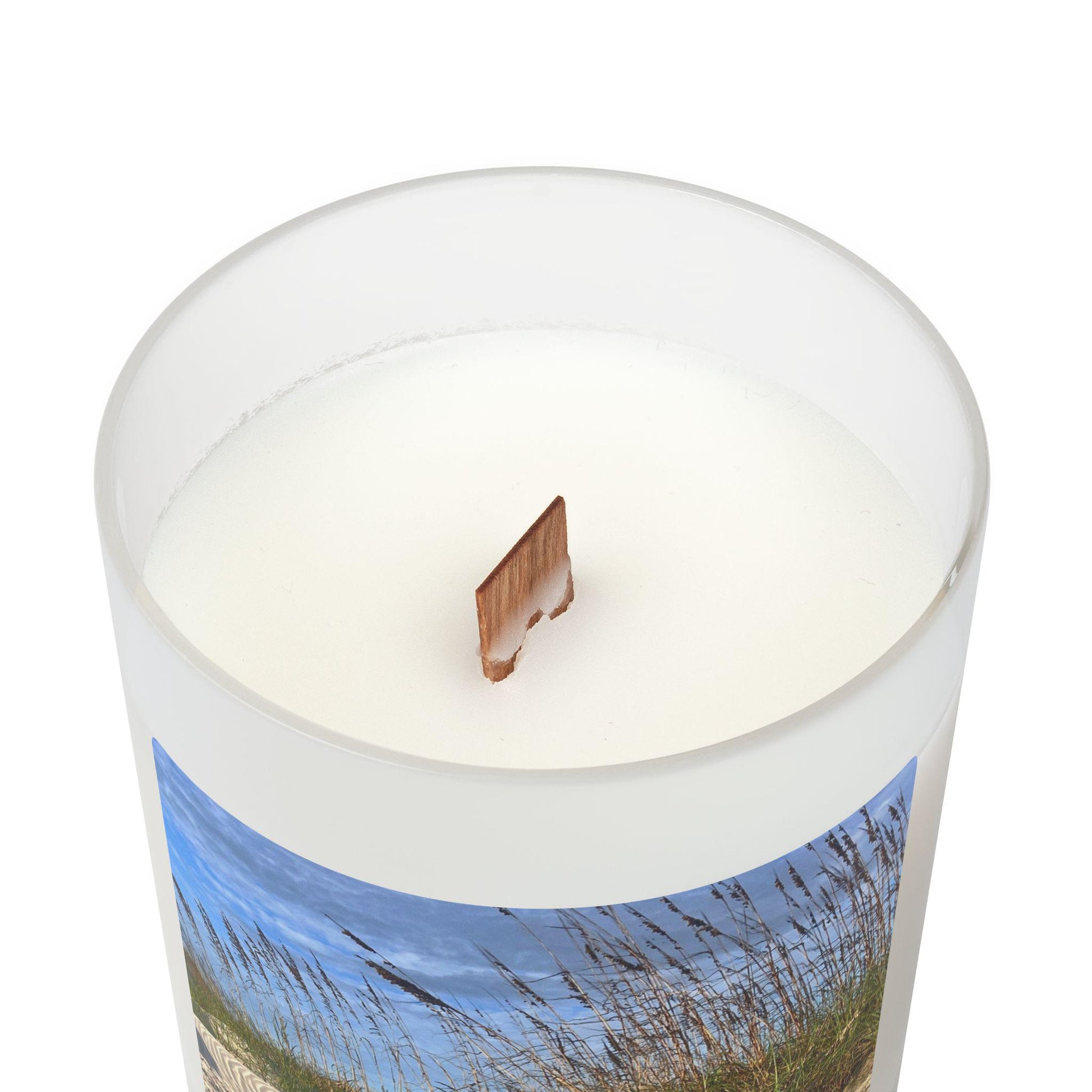 Wood Wick Container Candle: Dunes and Sand Dunes On HHI (11. oz. )