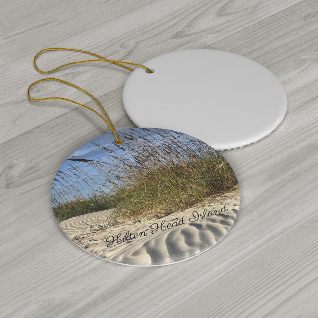 Christmas Ornament featuring Hilton Head Island Dunes