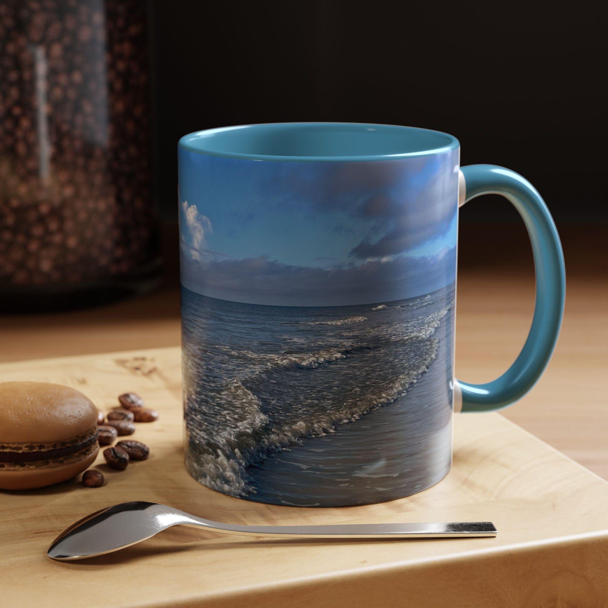 Coffee Mug With Palmetto Dunes Beach Shore (15 oz.)
