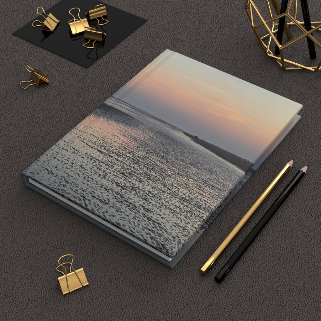 Hardcover Journal, Sunset At Palmetto Dunes Beach