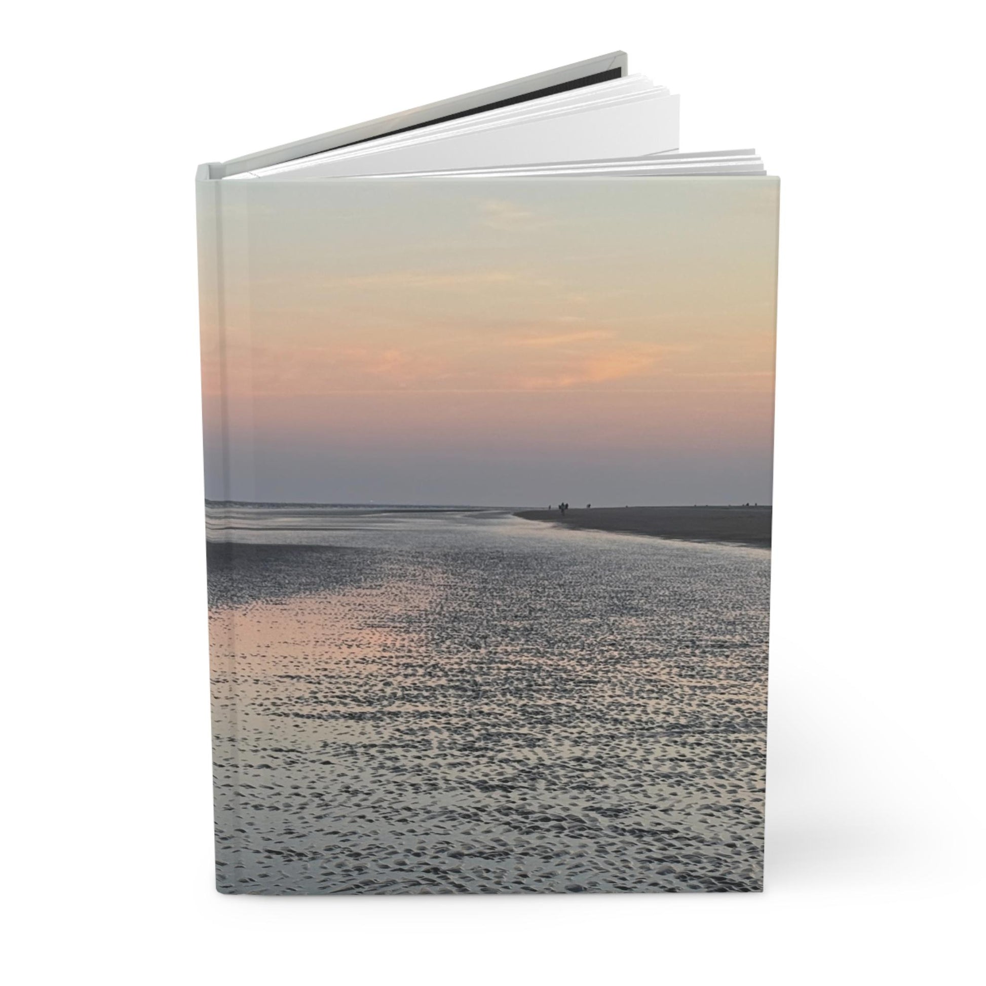 Hardcover Journal, Sunset At Palmetto Dunes Beach