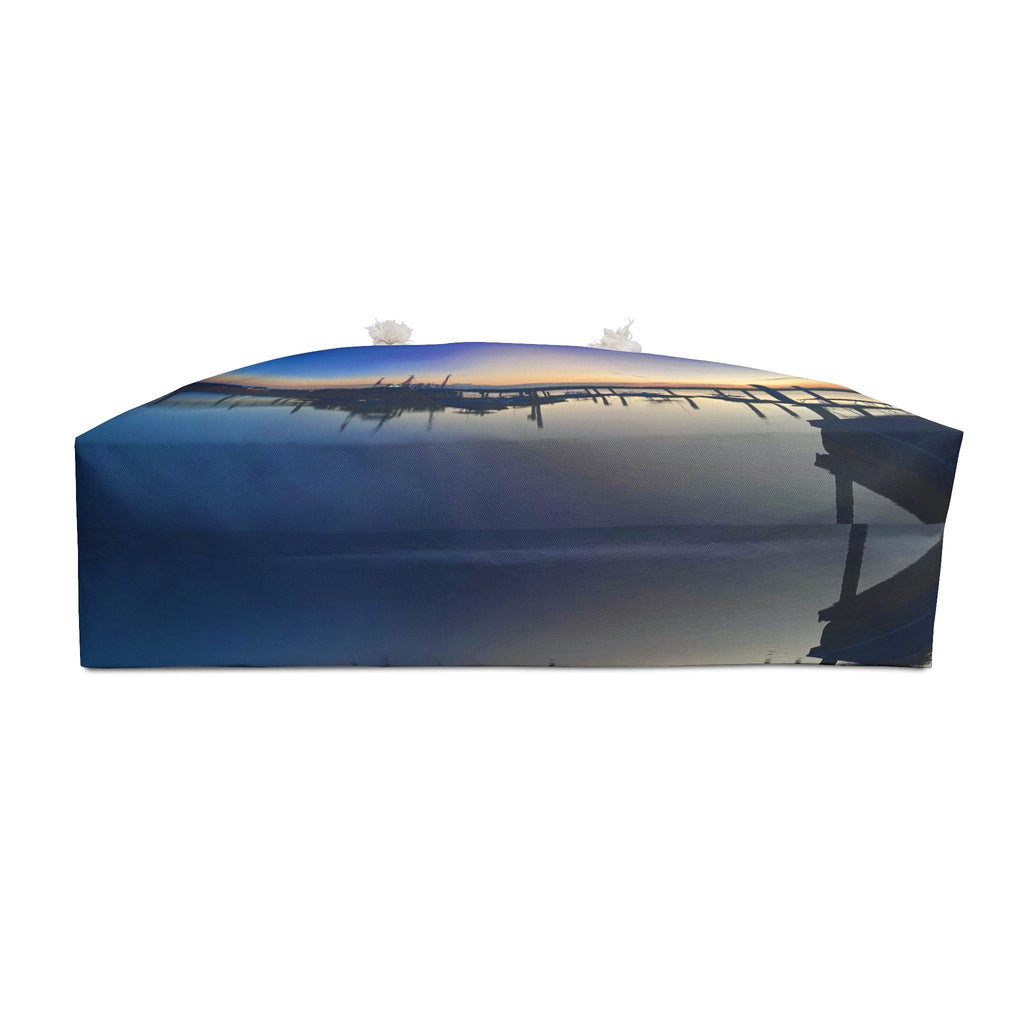 Shoulder Bag With Skull Creek At Sunset On HHI